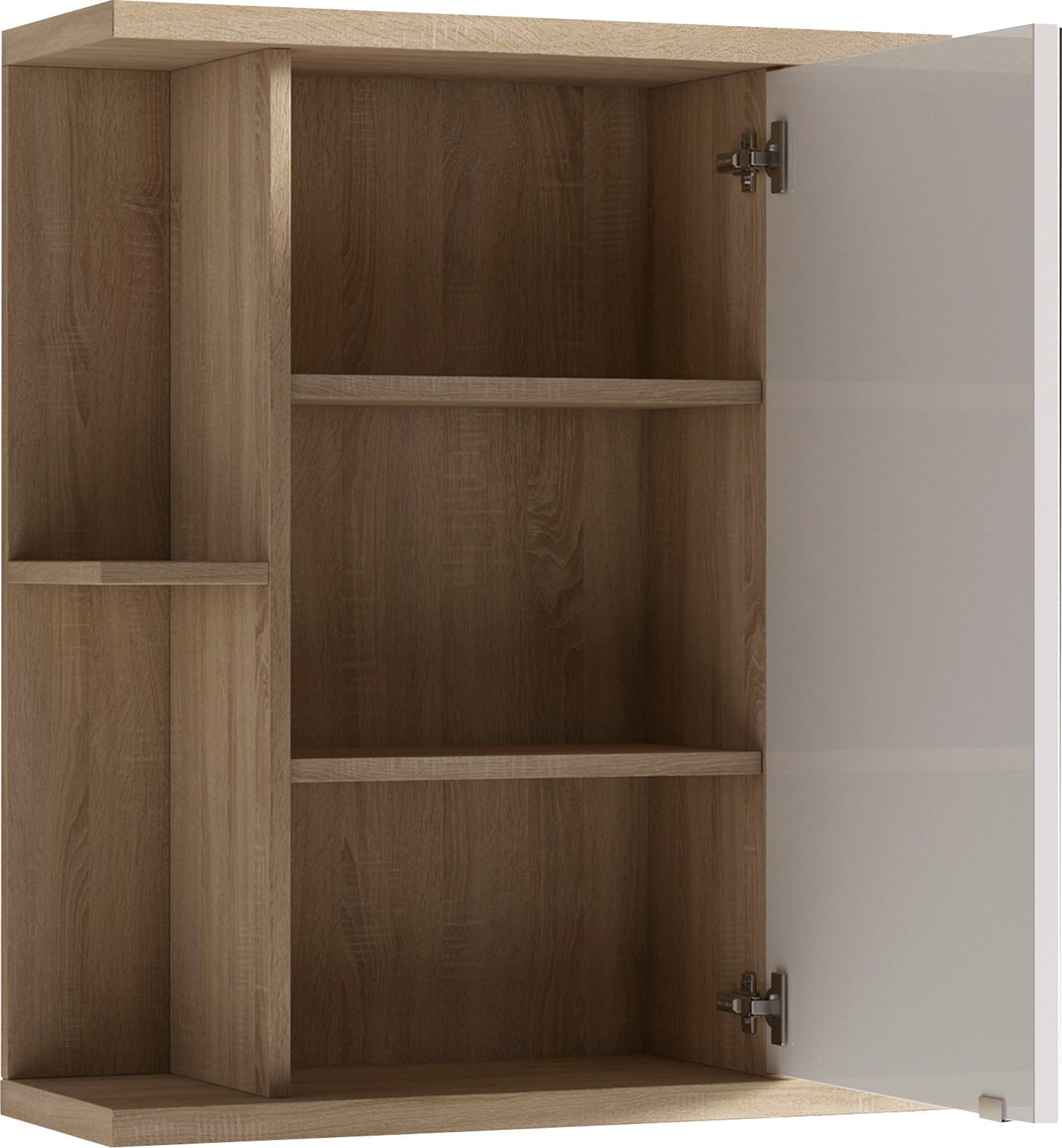 byLIVING Spiegelschrank »Nebraska« Breite 60 cm, mit großer Spiegeltür und viel Stauraum