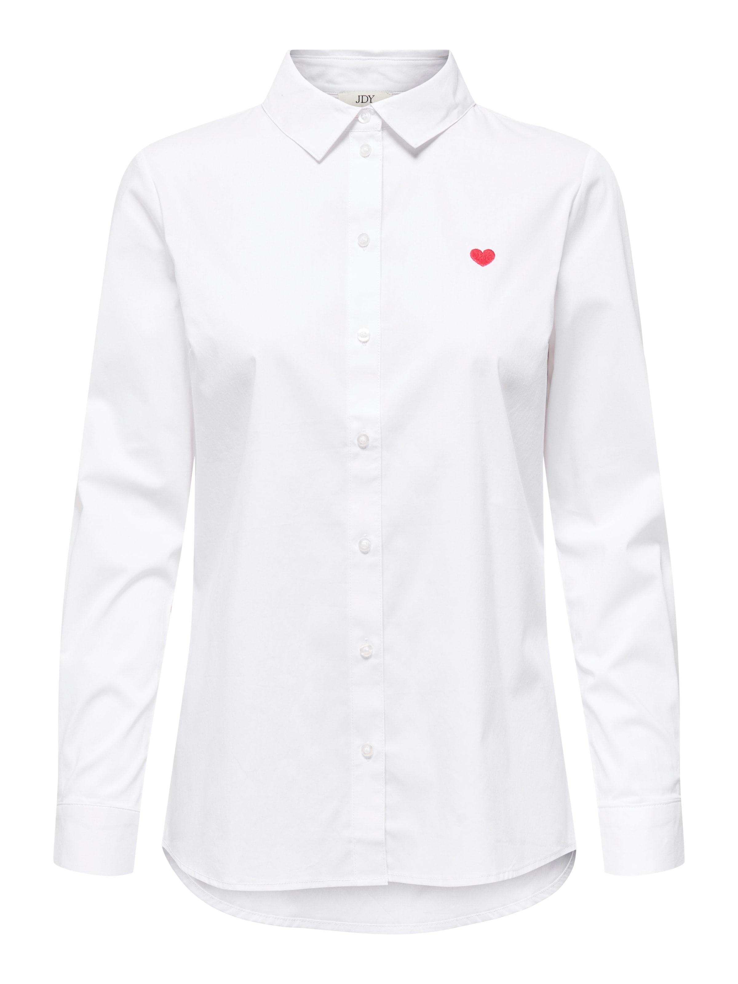 JDY Hemdbluse »JDYMIO L/S EMBROIDERY SHIRT WVN NOOS«, in klassischer Form mit kleiner Bruststickerei
