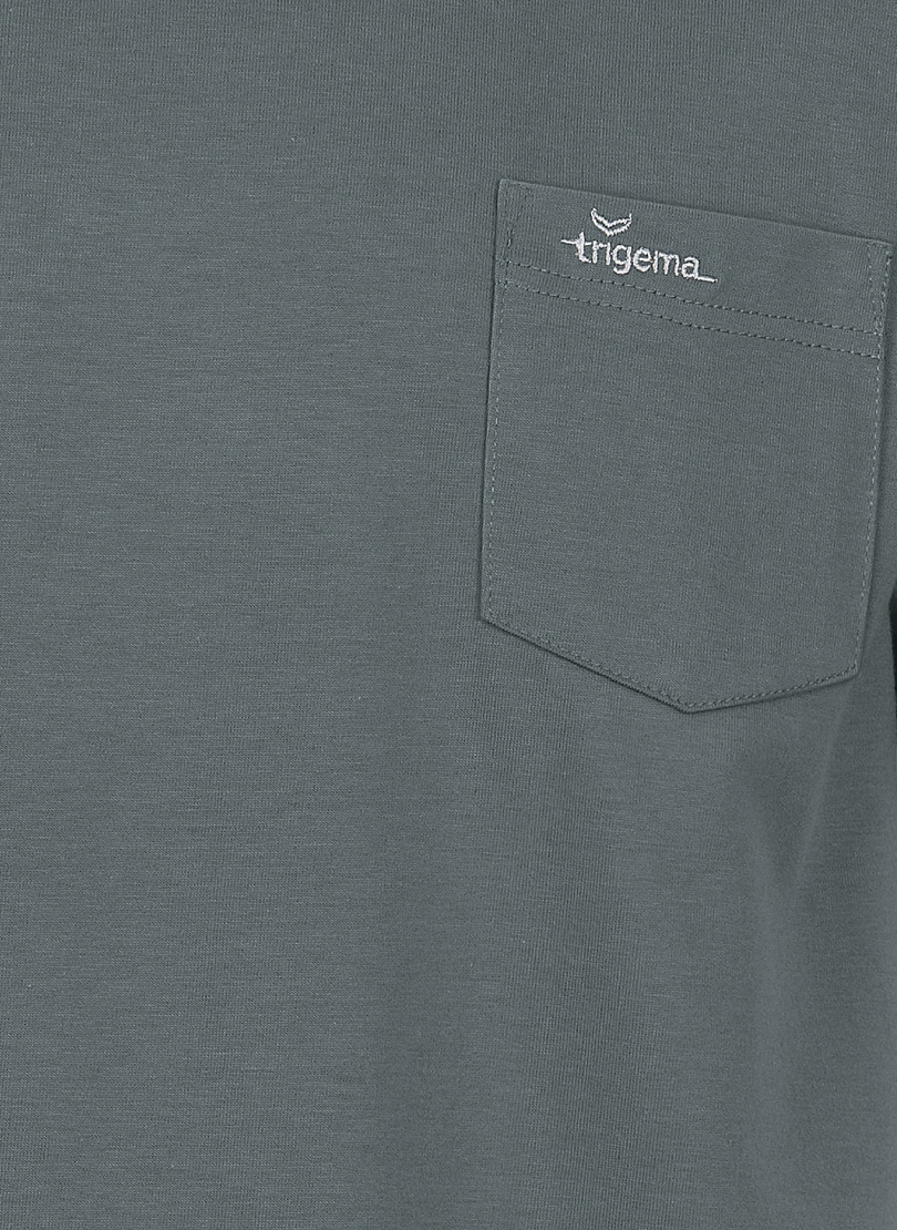 Trigema T-Shirt »TRIGEMA T-Shirt aus Biobaumwolle mit Brusttasche«