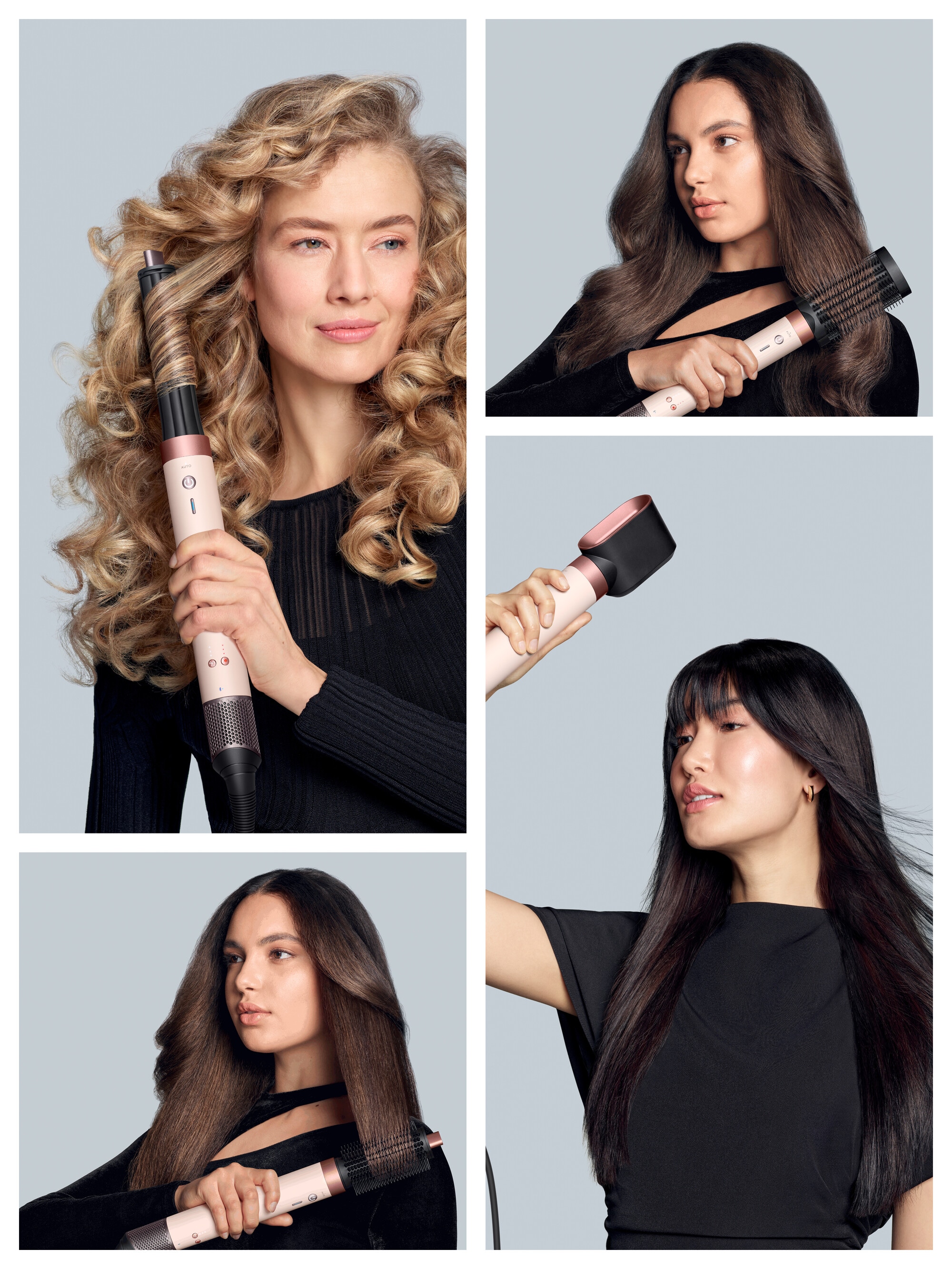 DYSON Multihaarstyler »Airwrap Co-anda2x™ (Ceramic Pink/Roségold)«, 6 Aufsätze
