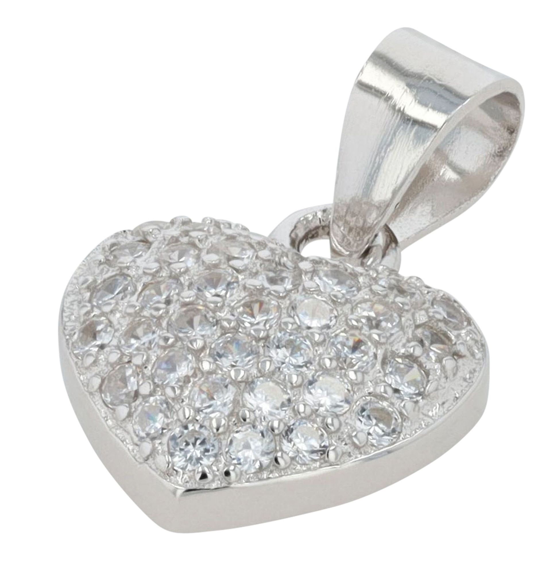 Adelia´s Herzanhänger »Damen Anhänger ¿ Herz Herzanhänger aus 925 Silber«