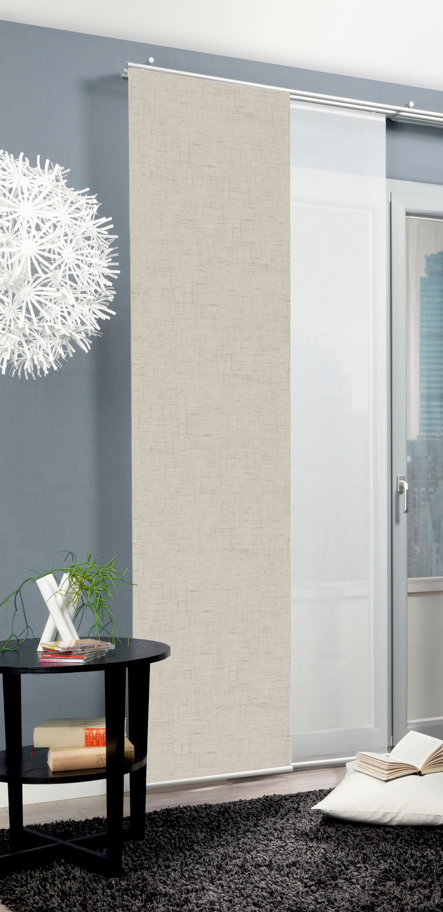 HOME WOHNIDEEN Schiebegardine »PIVE« Paneelwagen 1 Stk. tlg. Schiebegardine PIVE digitalbedruckt