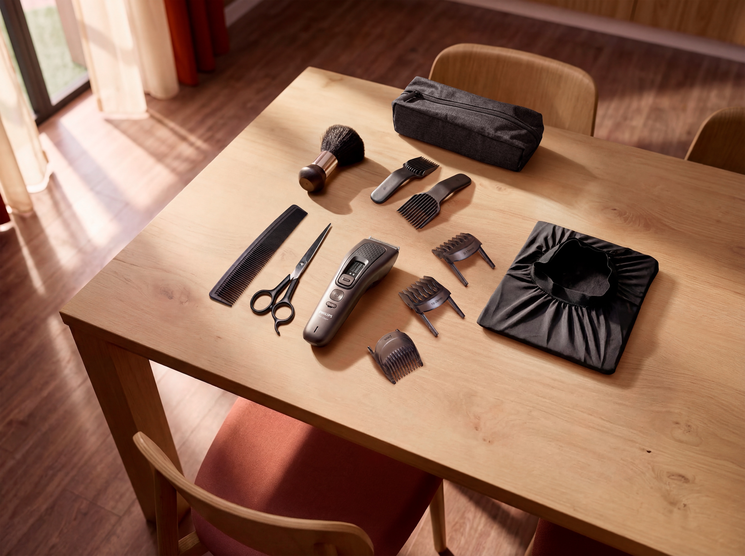 Philips »Serie 9000 HC9722/15« 3 Aufsätze 28 Längeneinstellungen, Precision Fade Tools und Turbo Modus