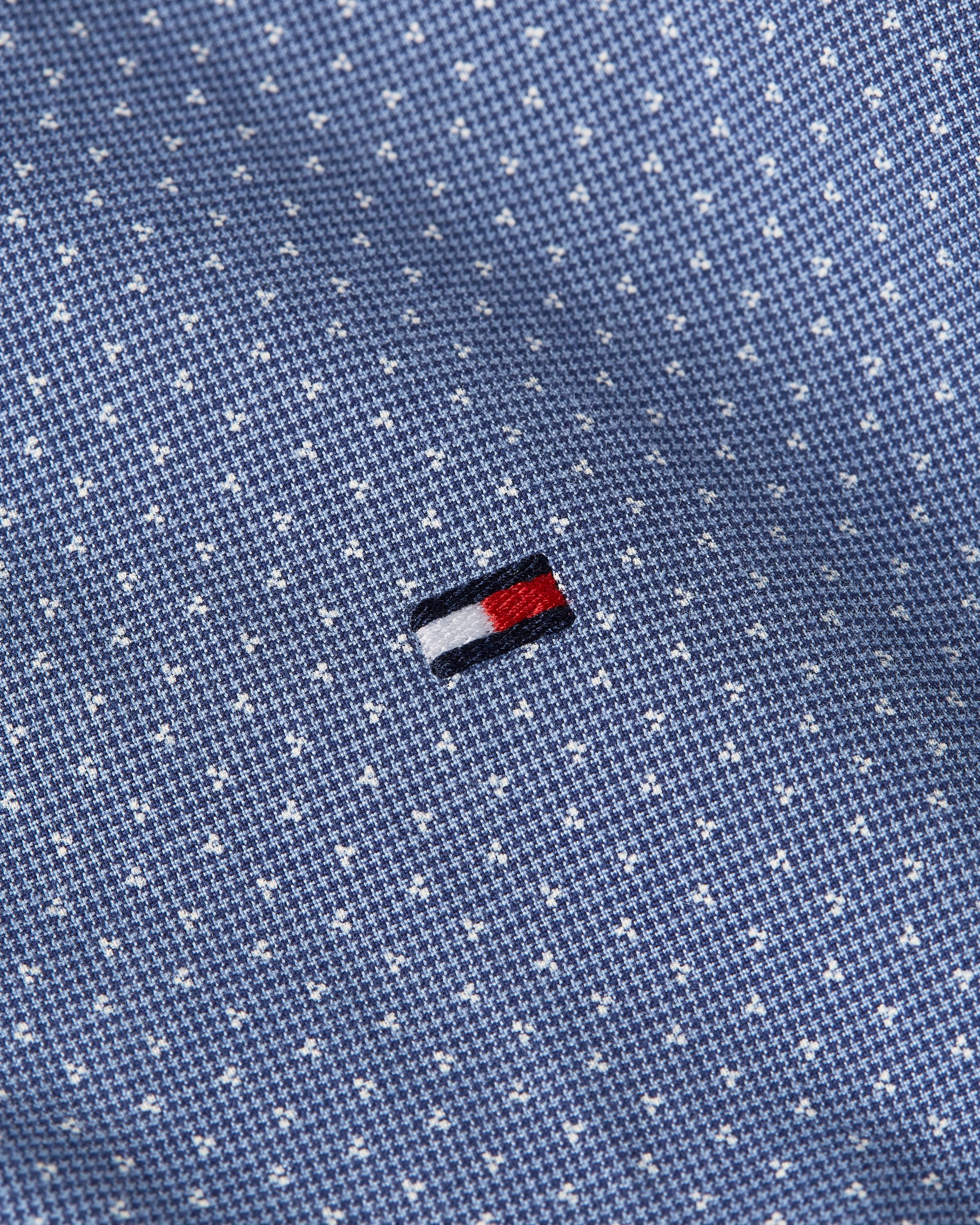 Tommy Hilfiger Langarmhemd »FLEX POPLIN MINI PRINT RF SHIRT«, regular fit, Kentkragen