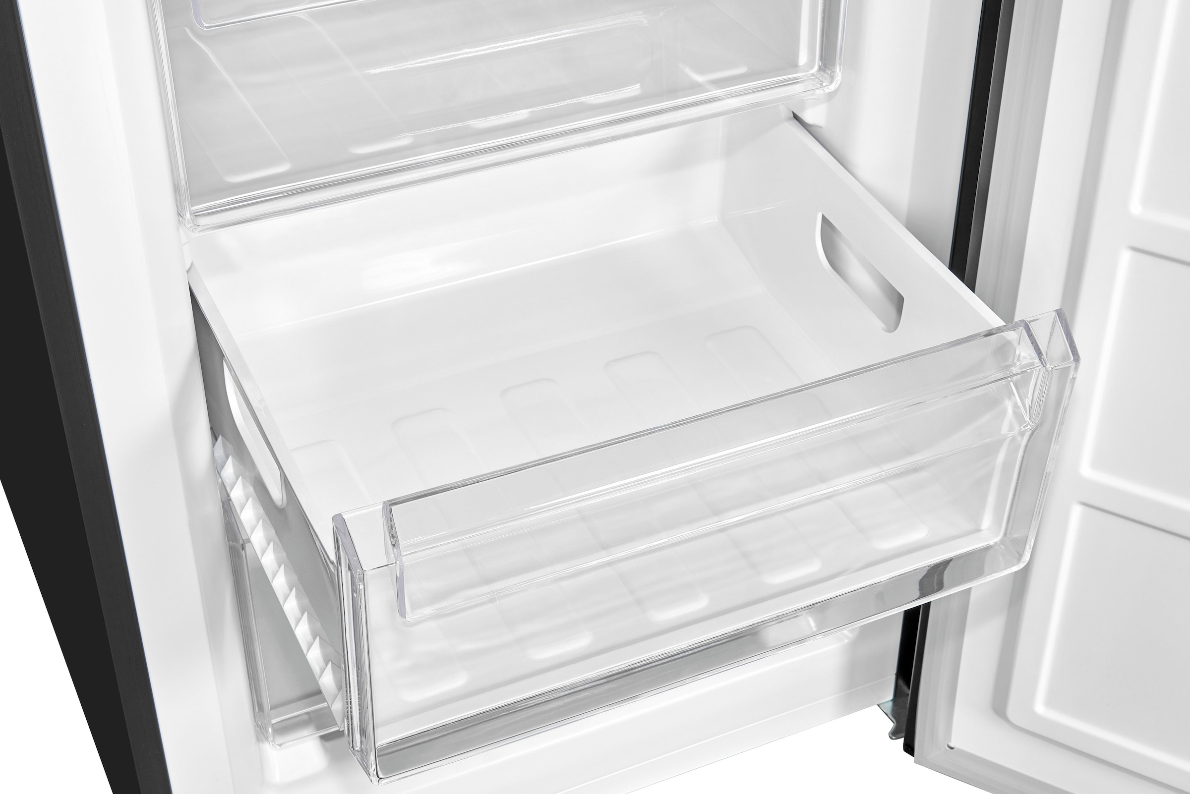 exquisit Kühl-/Gefrierkombination »KGC320-95-E-WS-040C«, KGC320-95-E-WS-040C inoxlook-az, 185,8 cm hoch, 60 cm breit
