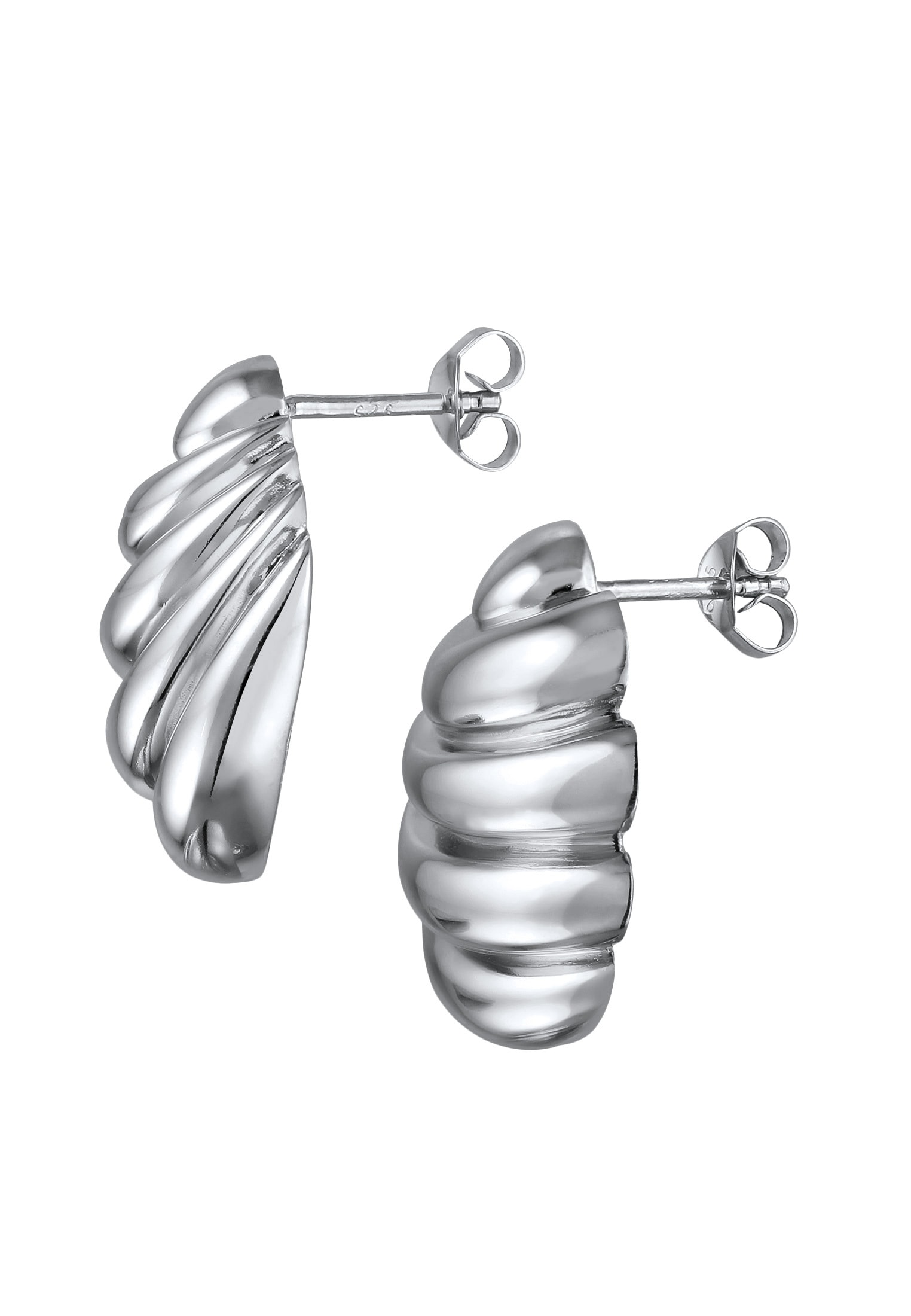 Elli Premium Paar Ohrstecker »Ohrringe Muschel 925 Sterling Silber vergoldet«