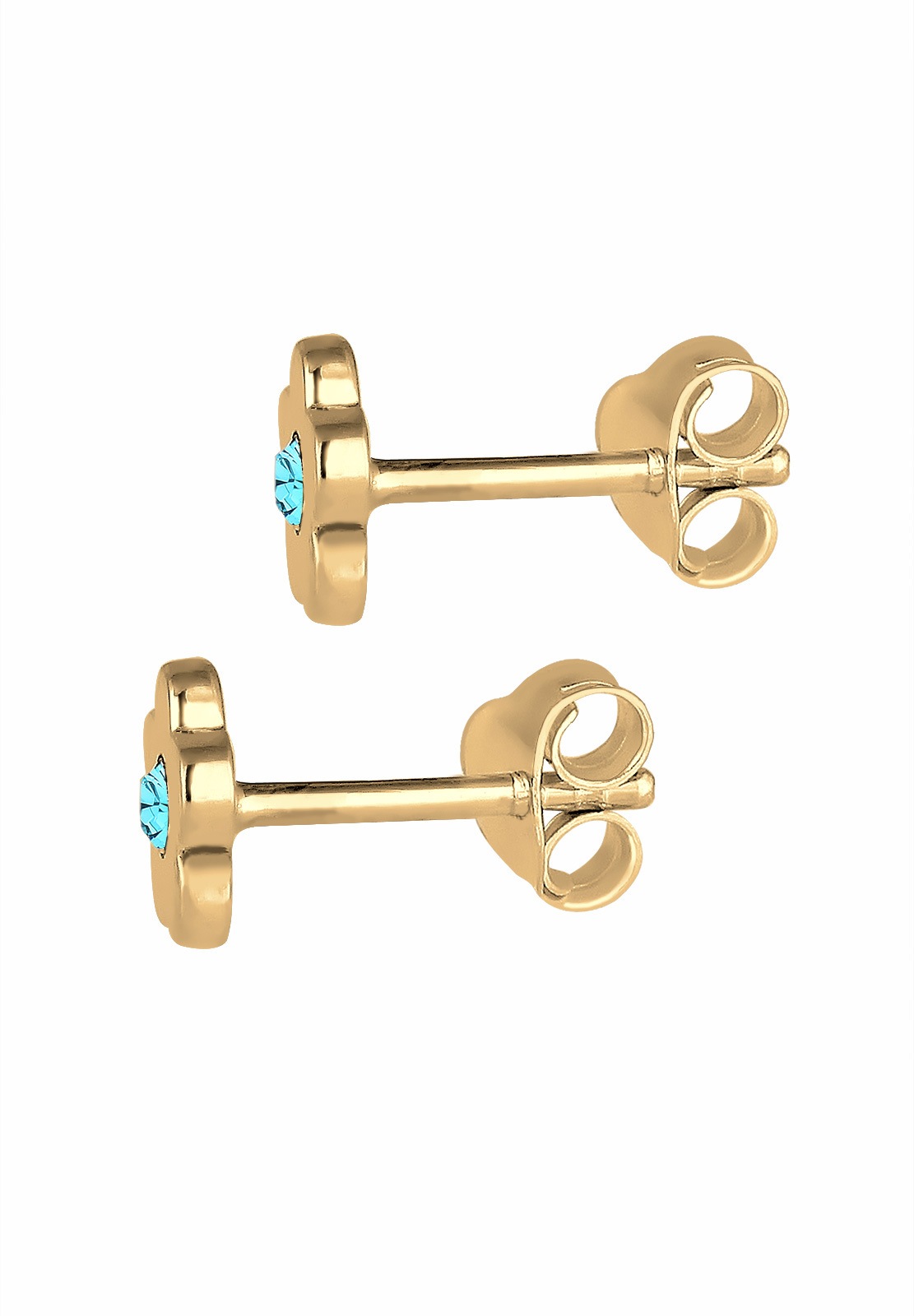 Elli Paar Ohrstecker »Ohrringe Kinder Blume Kristall 925 Silber«