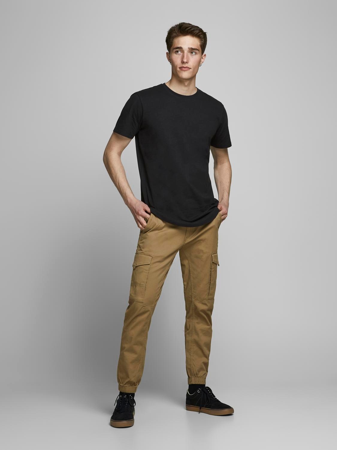 Jack & Jones T-Shirt »JJENOA TEE SS CREW NECK 5PK MP NOOS«, (Packung, 5 tlg., 5er-Pack)