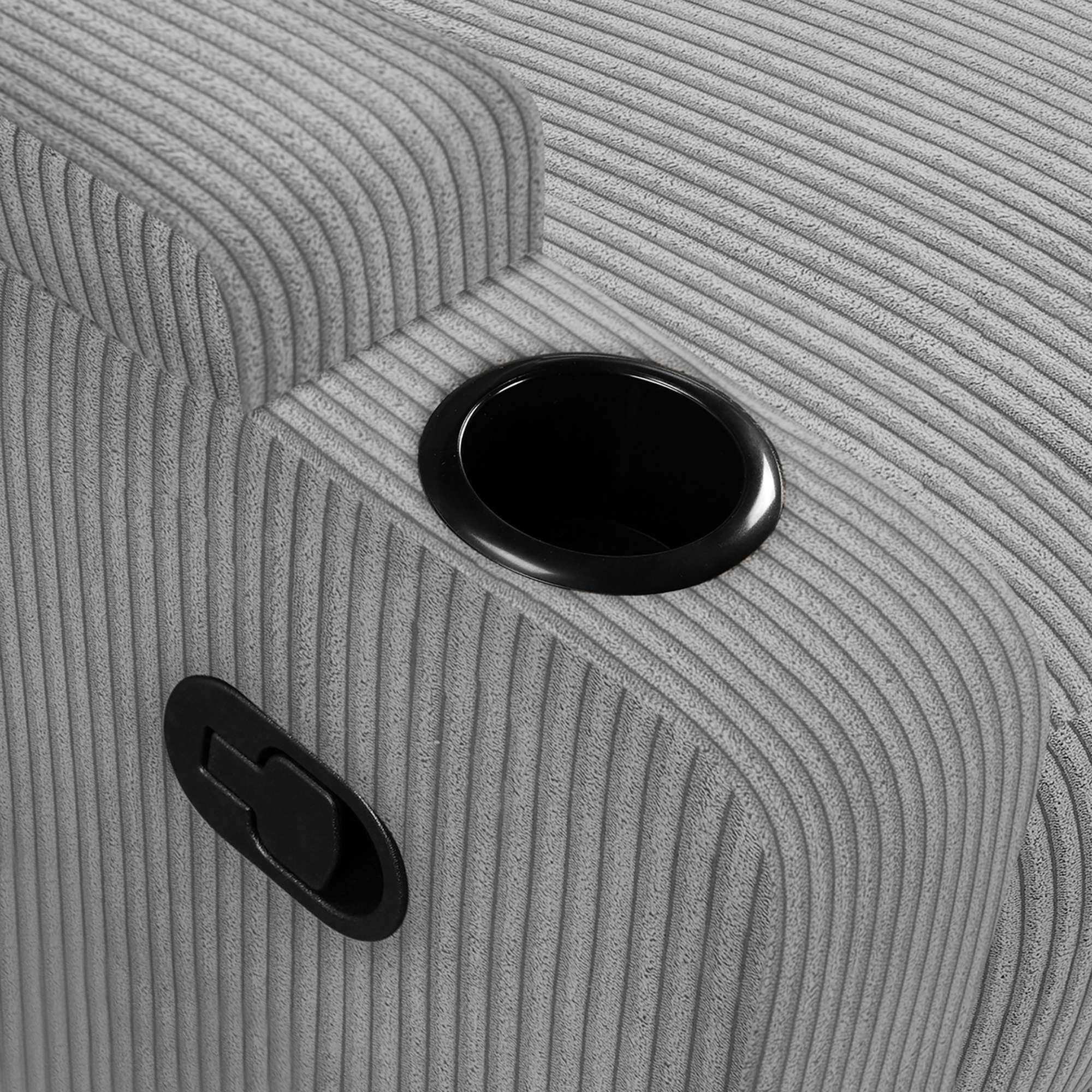 OTTO home Relaxsessel »NAPORI Cord, Kinosessel, Multimedia-Sessel« TV-Sessel mit manueller u elektrischer Relaxfunktion u. Getränkehalter
