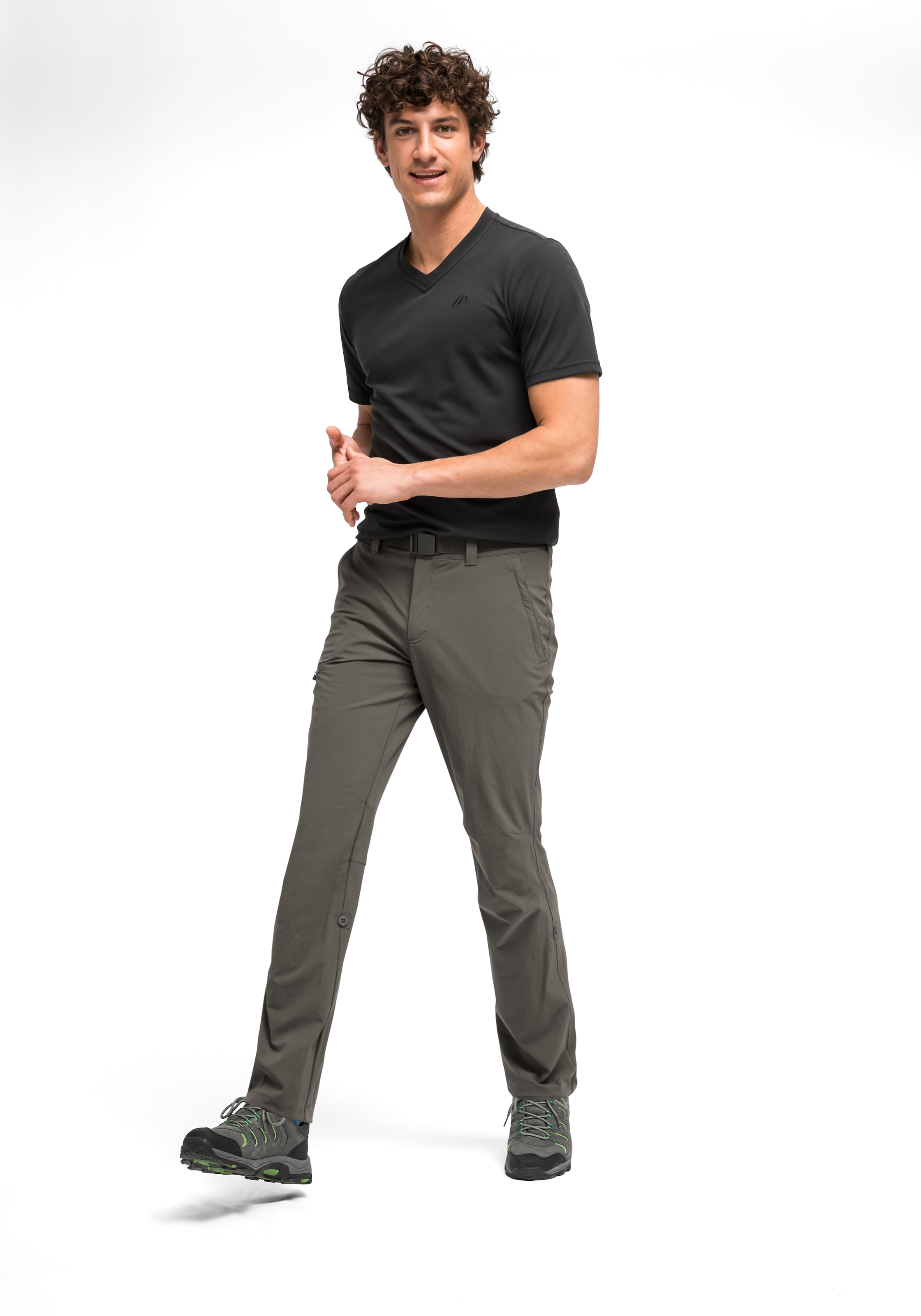 Maier Sports Funktionshose »Nil«, Herren Wanderhose, atmungsaktive Outdoor-Hose mit Roll up Funktion