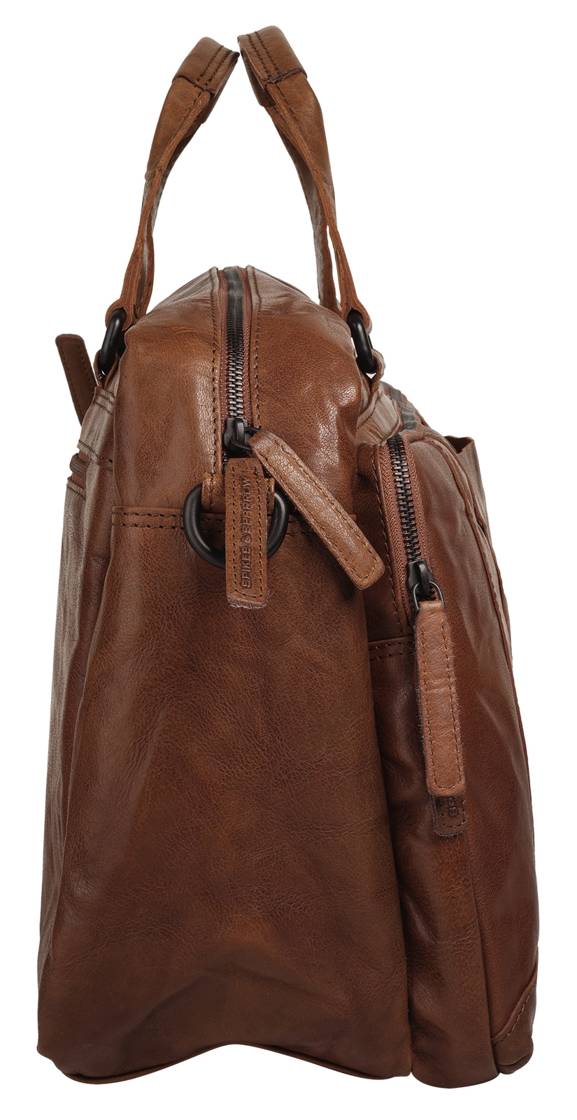 Spikes & Sparrow Reisetasche, echt Leder