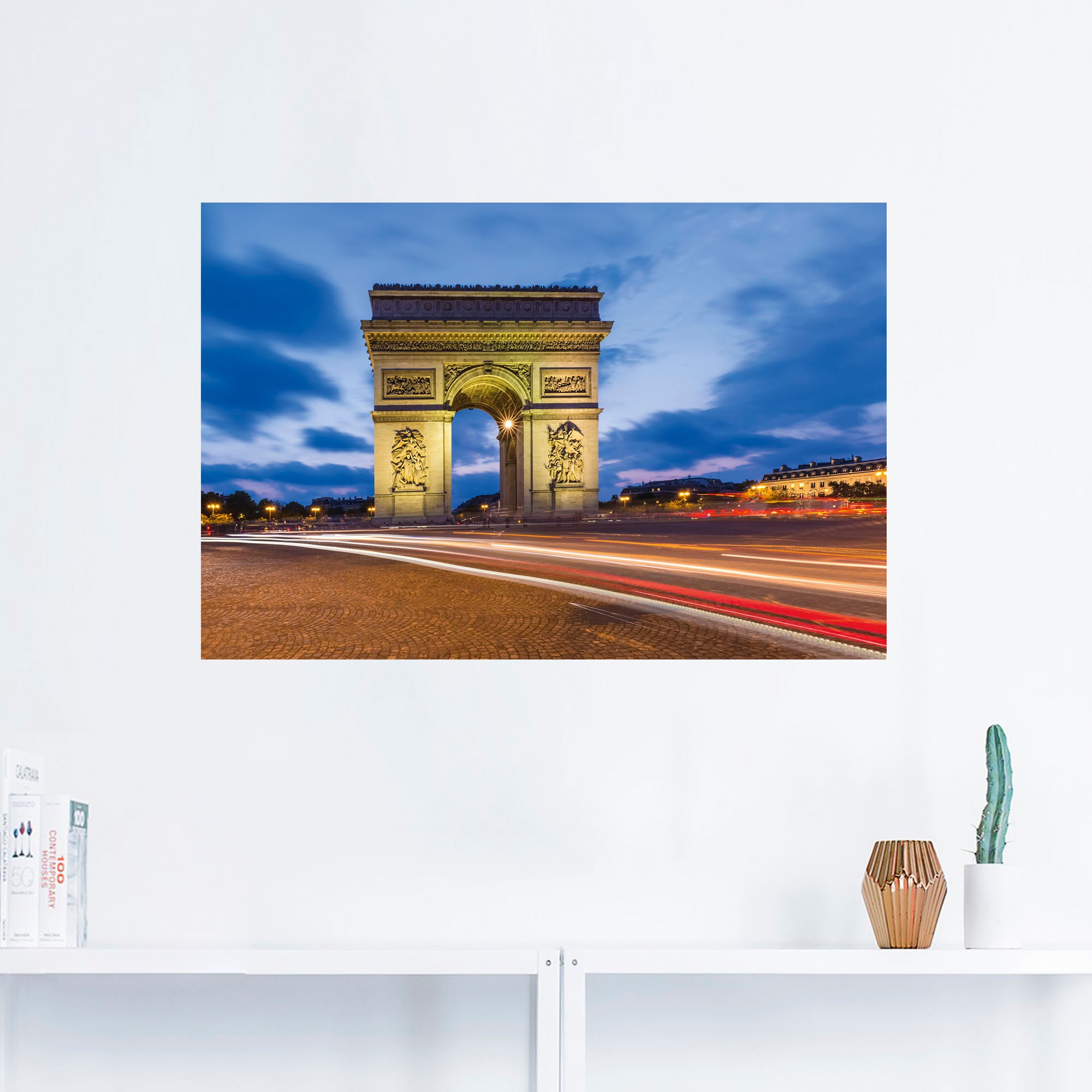 Artland Wandbild »Paris Triumphbogen abends«, Paris, (1 St.), als Alubild,  Leinwandbild, Wandaufkleber oder Poster in versch. Größen bestellen online  bei OTTO