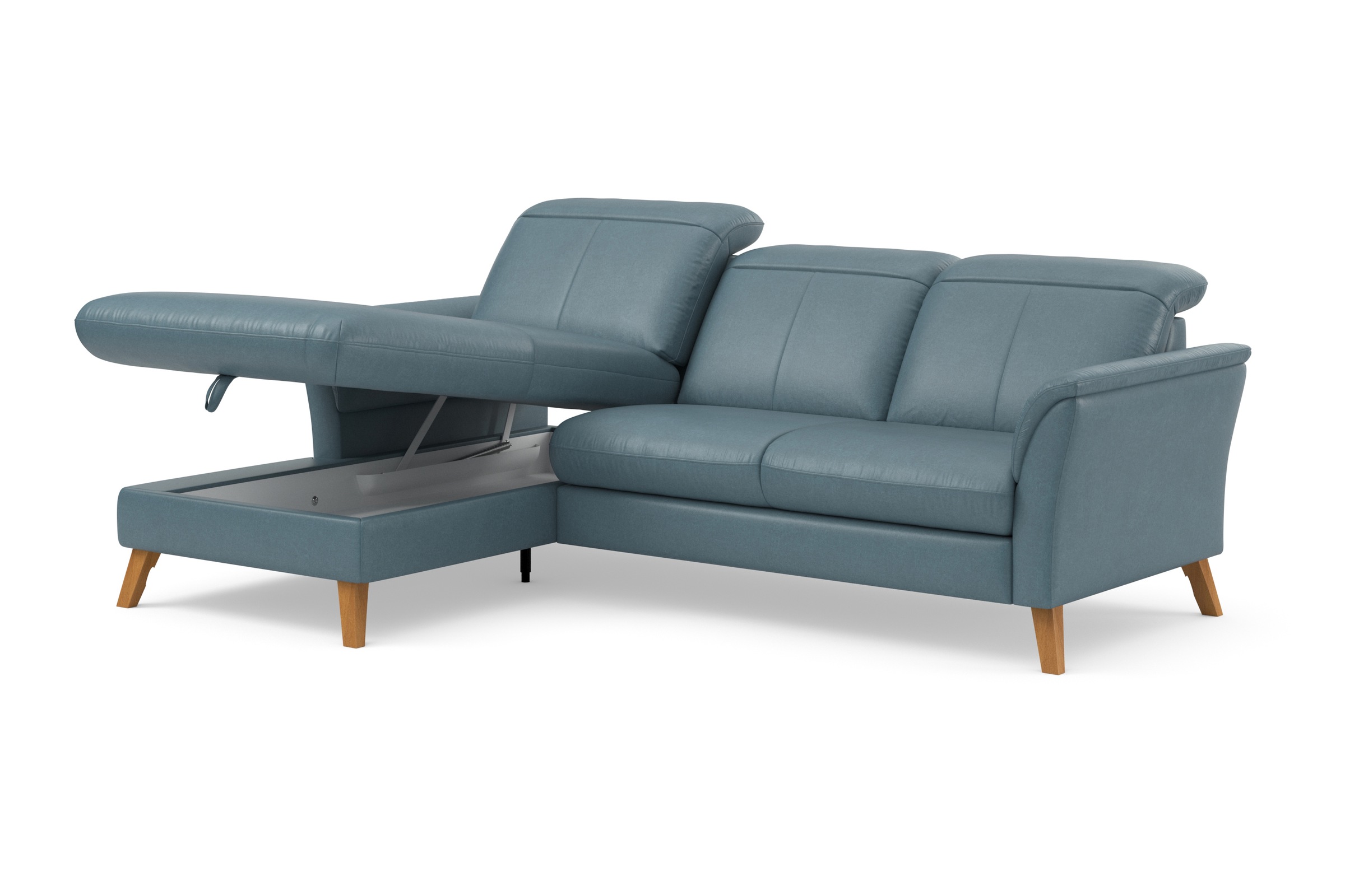 sit&more Ecksofa »Romero L-Form«, wahlweise mit oder ohne Relax-Funktion, Bettfunktion, Bettkasten