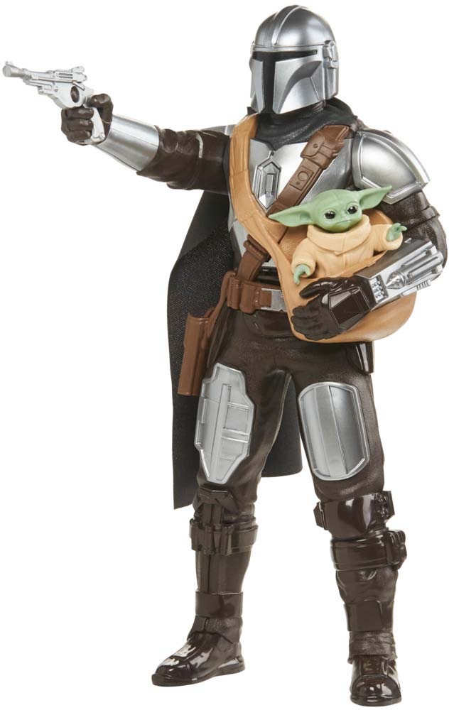 Hasbro Spielfigur »Star Wars Galactic Action The Mandalorian & Grogu«, interaktive elektronische Figuren mit Soundeffekten