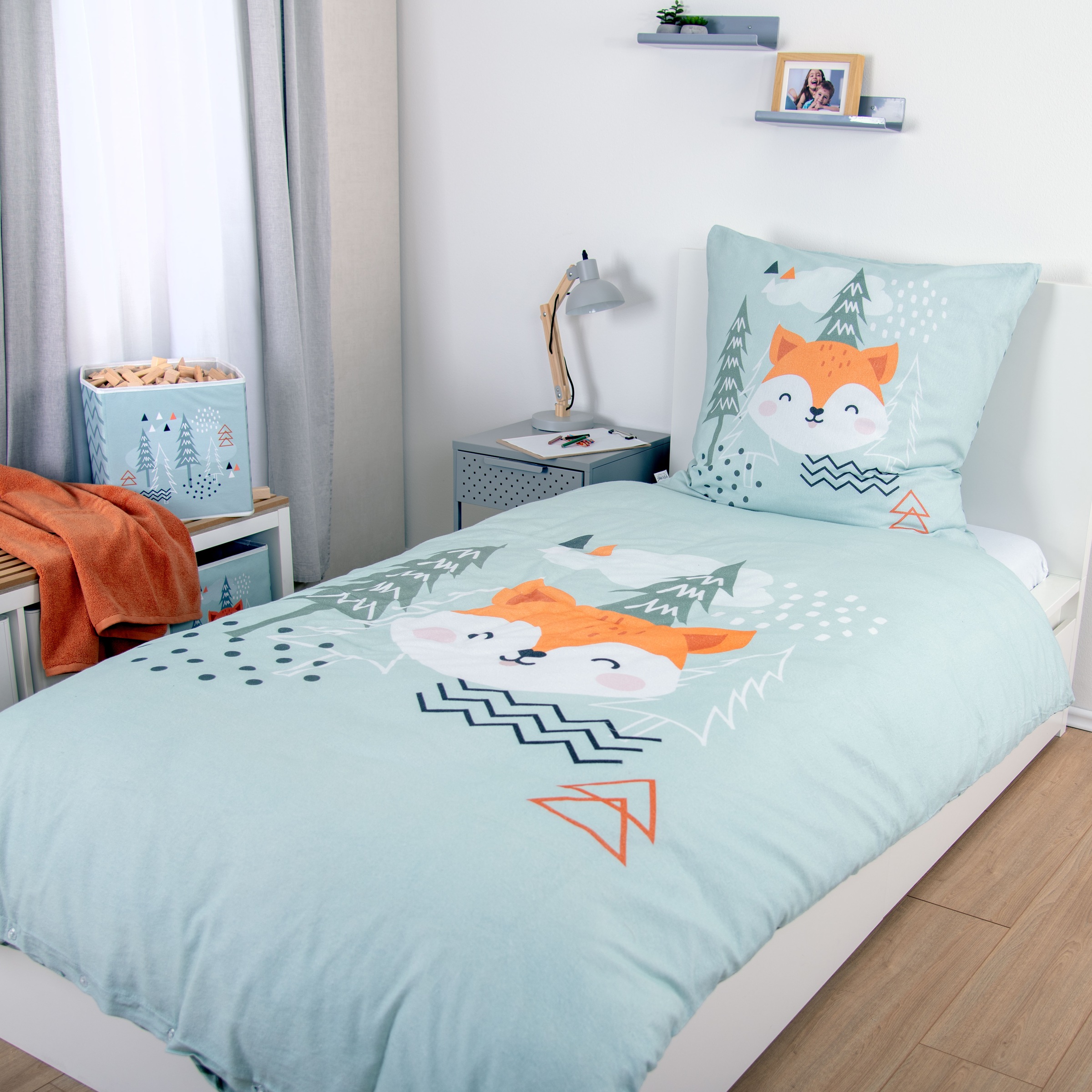 Baby Best Wendebettwäsche »Young Collection Nordic Forest« 2 Stk. tlg. mit tollem Wendemotiv