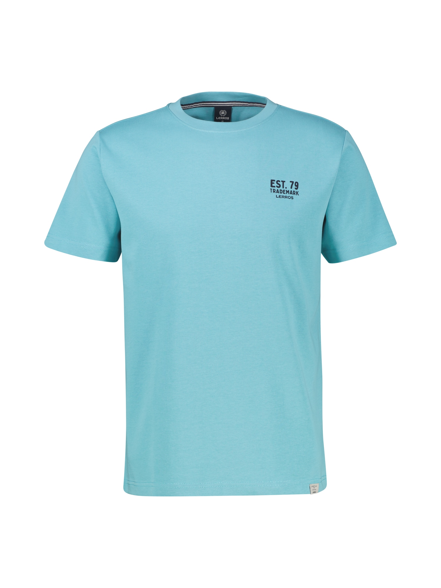 LERROS T-Shirt »Baumwoll-T-Shirt mit bequemem Rundhalsausschnitt und Print«