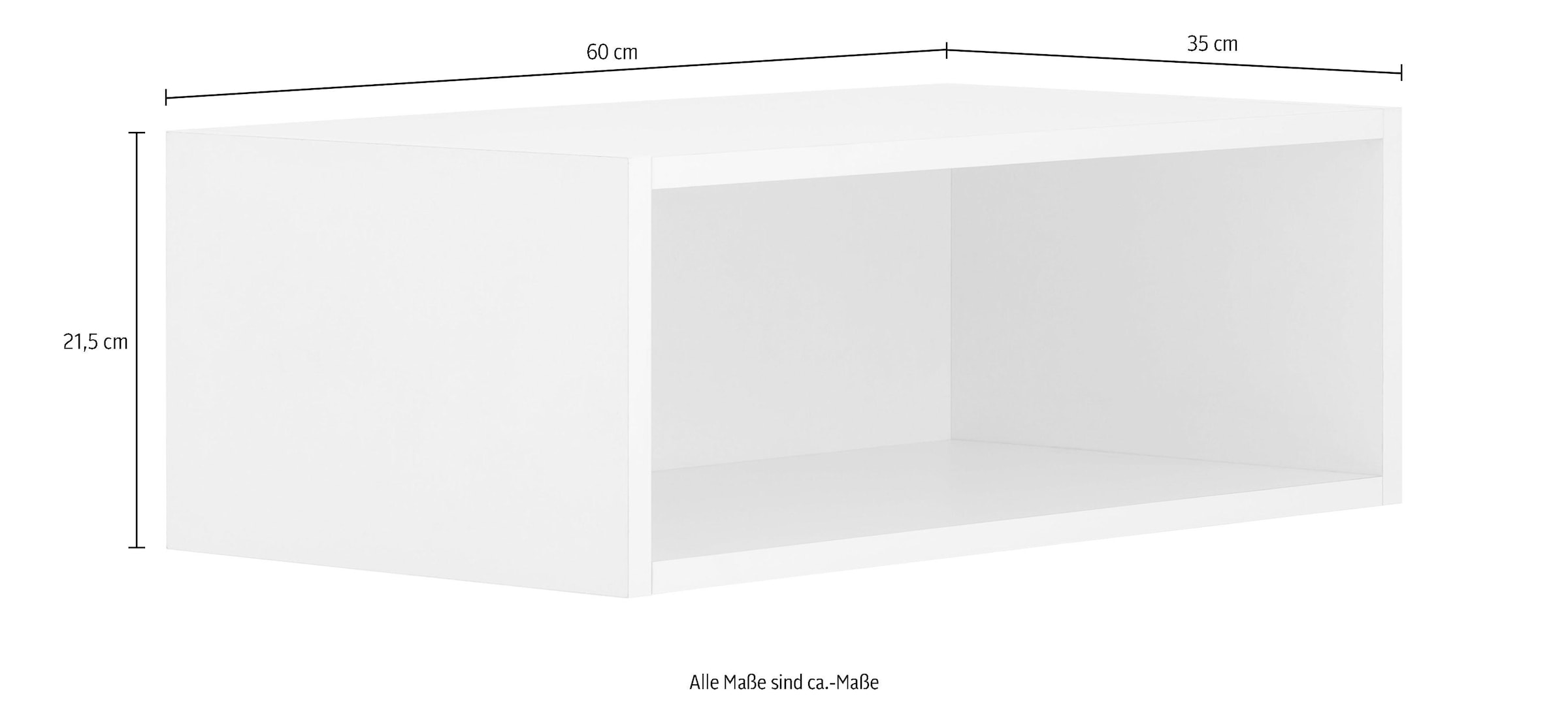 wiho Küchen Hängeregal »Flexi2« Breite 60 cm