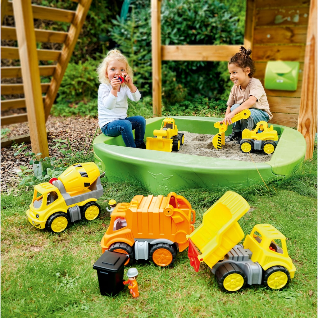 BIG Spielzeug-Betonmischer »Power-Worker Zementmischer+ Figur«, Made in Germany