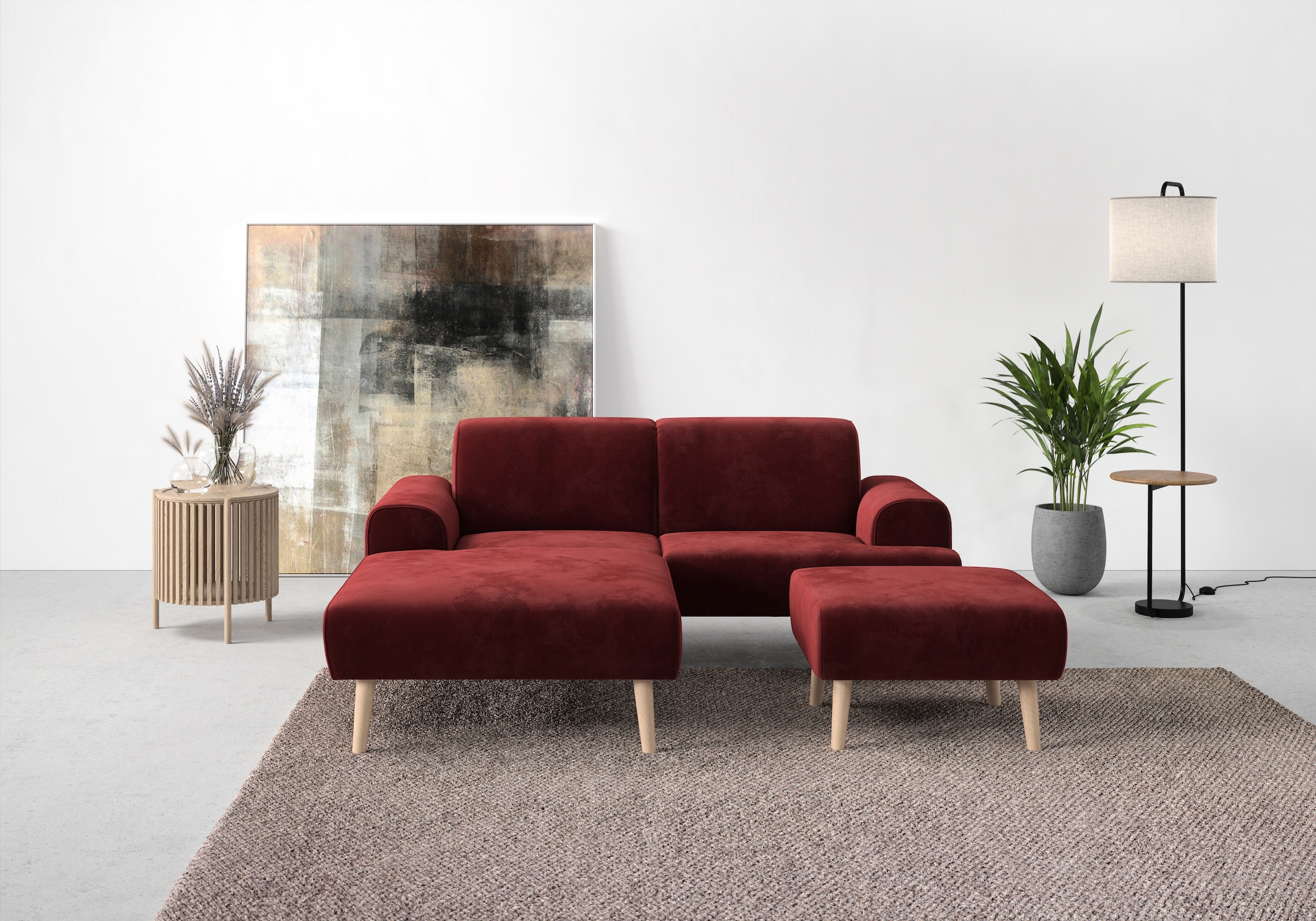 Home affaire Polsterhocker »Swift« passend zur Serie "Swift", B/T/H: 75/68/44 cm