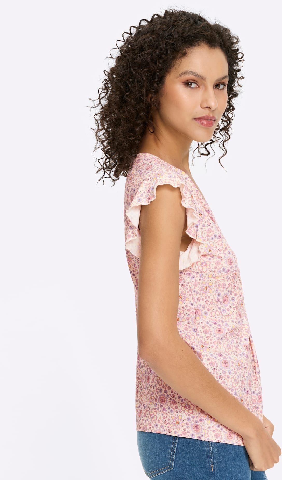 heine Kurzarmshirt »Druck-Shirt« 1 tlg.