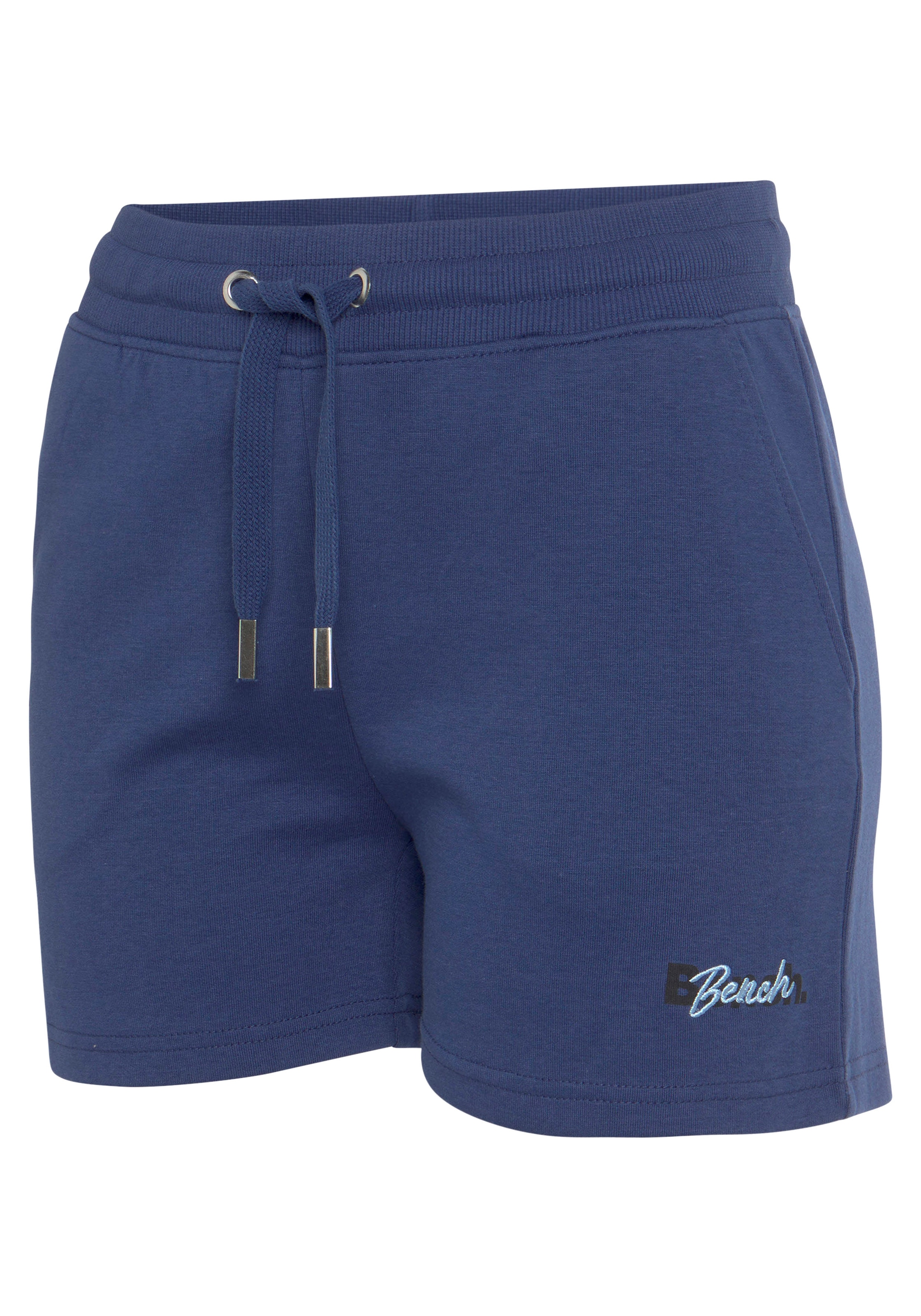 Bench. Loungewear Shorts, mit Logodruck und Stickerei