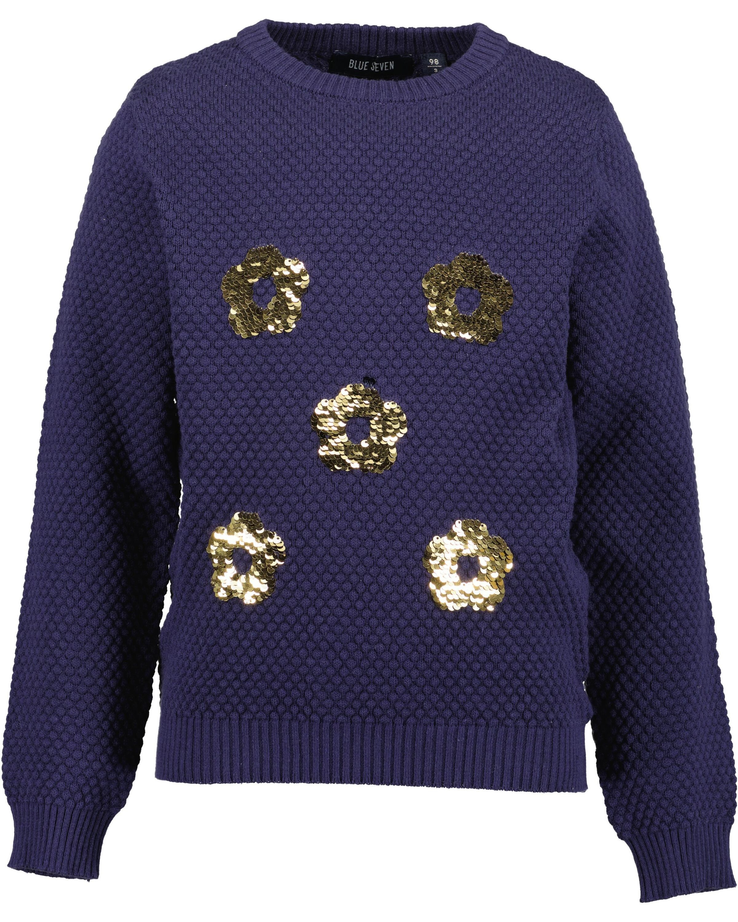 Blue Seven Mädchen Strickpullover »Pullover« 1 Stk. tlg. in blau, Größe 104