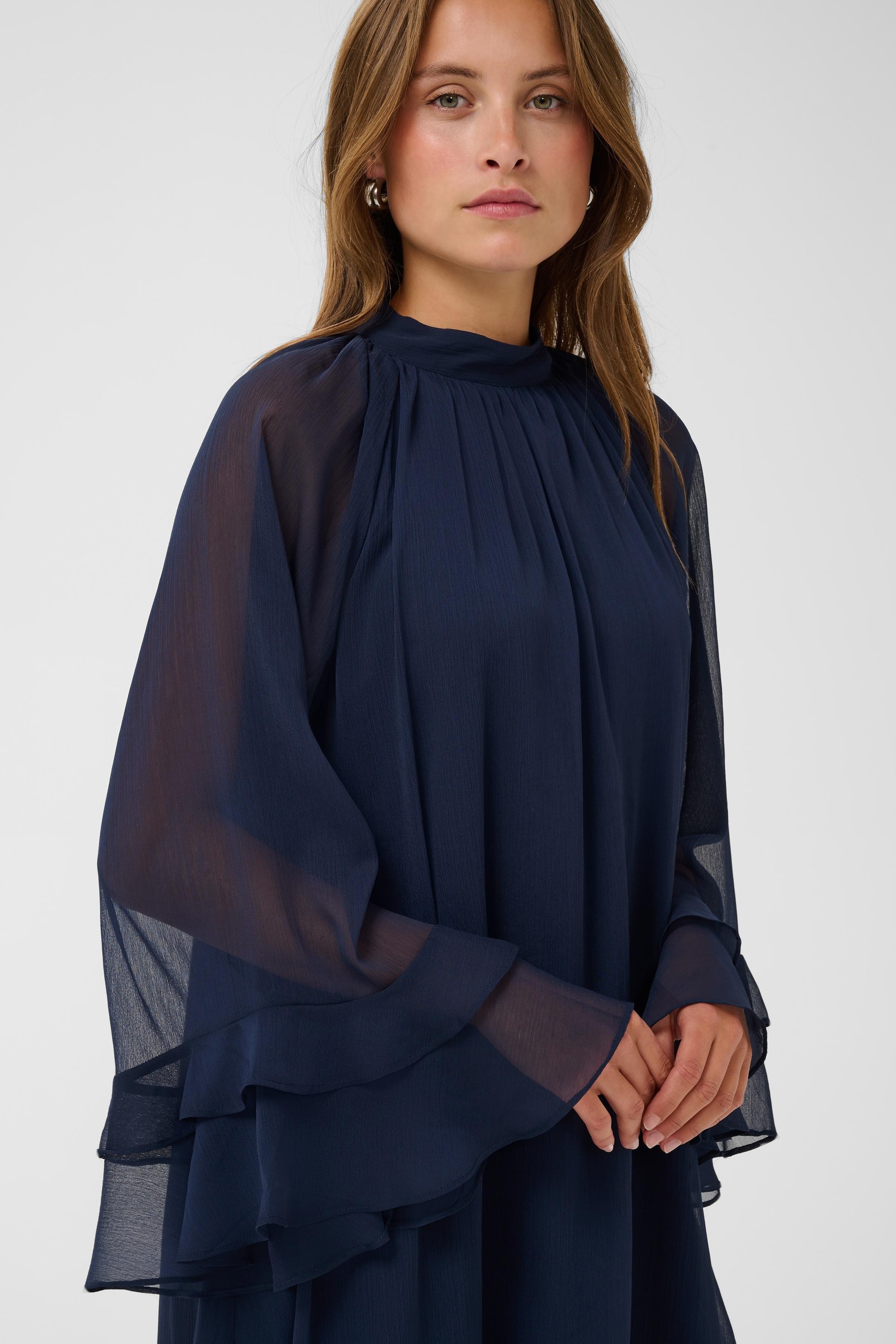 Saint Tropez Midikleid »Damen Kleid LabelleSZ«