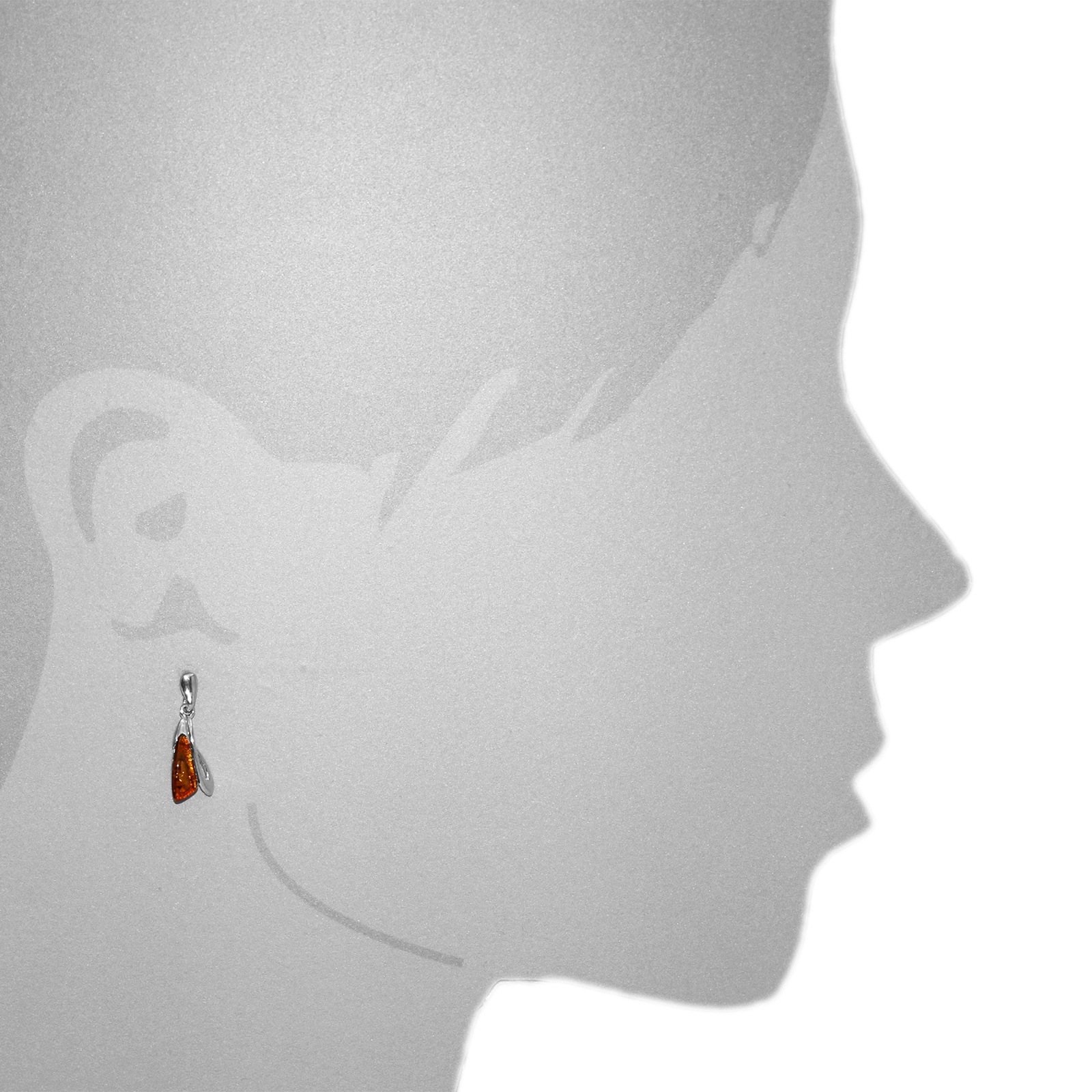 OSTSEE-SCHMUCK Paar Ohrhänger »- Terese - Silber 925/000 - Bernstein«