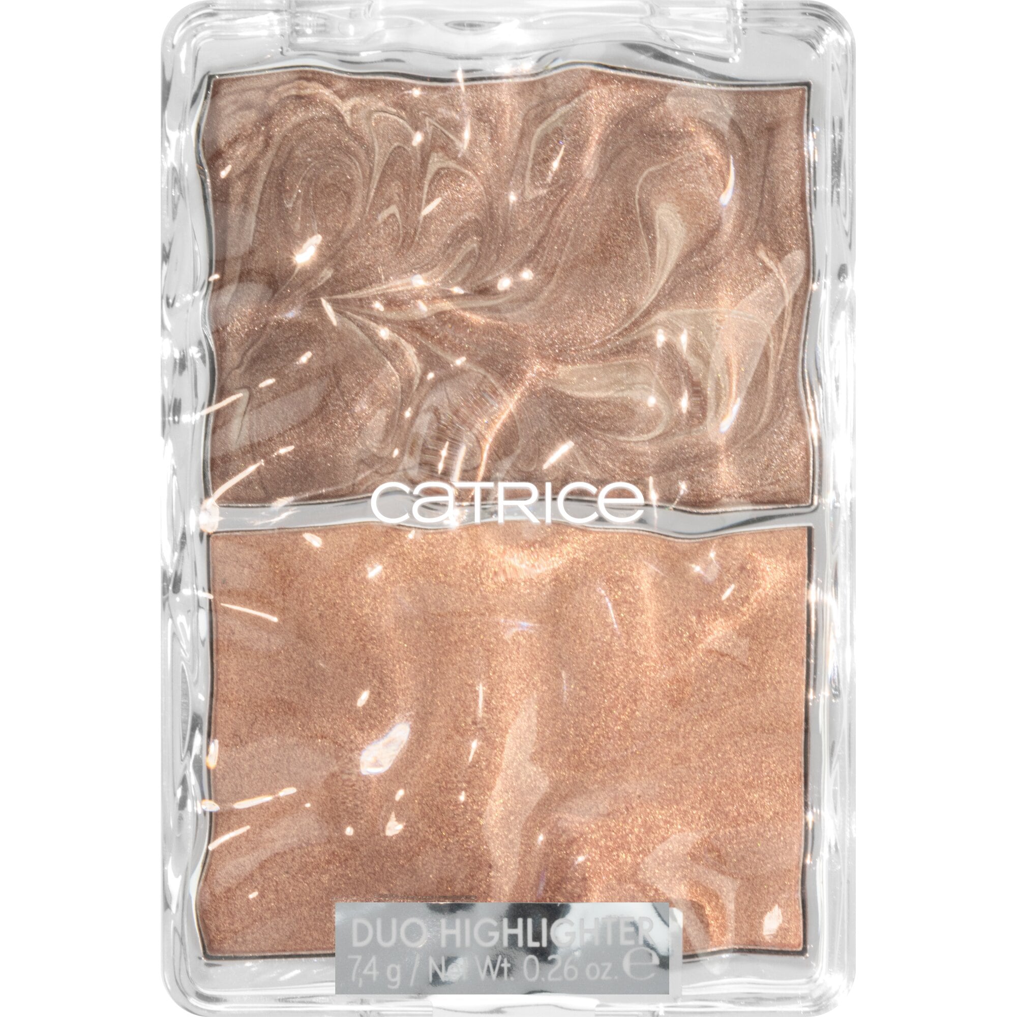 Catrice Highlighter-Palette »UNDERWATER SECRETS Duo Highlighter«, (Set, 3 tlg.), 2-in-1 Highlighter für strahlenden Glow und faszinierendes Finish.