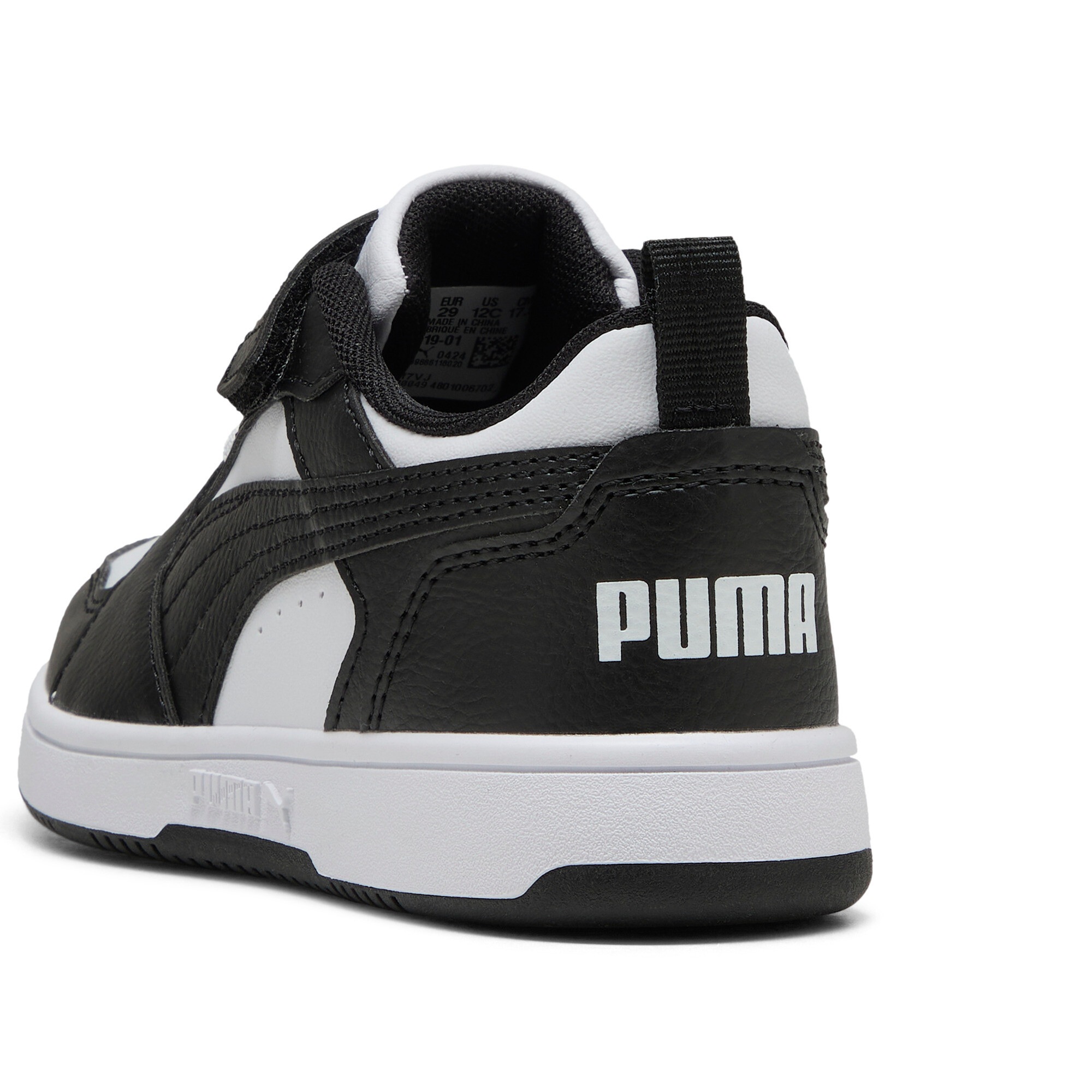 PUMA Sneaker »REBOUND V6 LO AC+ PS«  knöchelhoher Schnitt, mit Klettverschluss, mit Gummilaufsohle