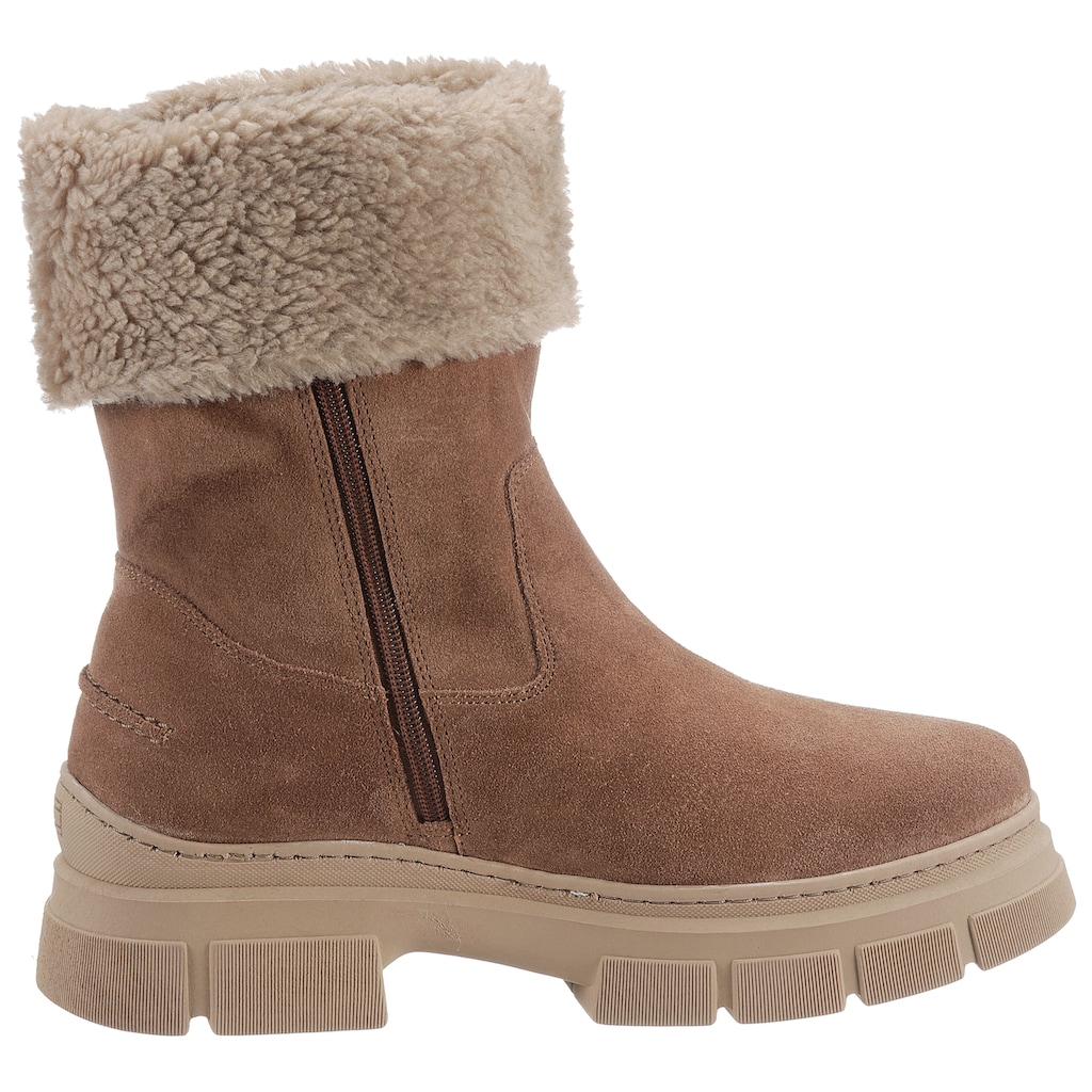 Tommy Hilfiger Winterstiefelette »WARM LINING SUEDE LOW BOOT«