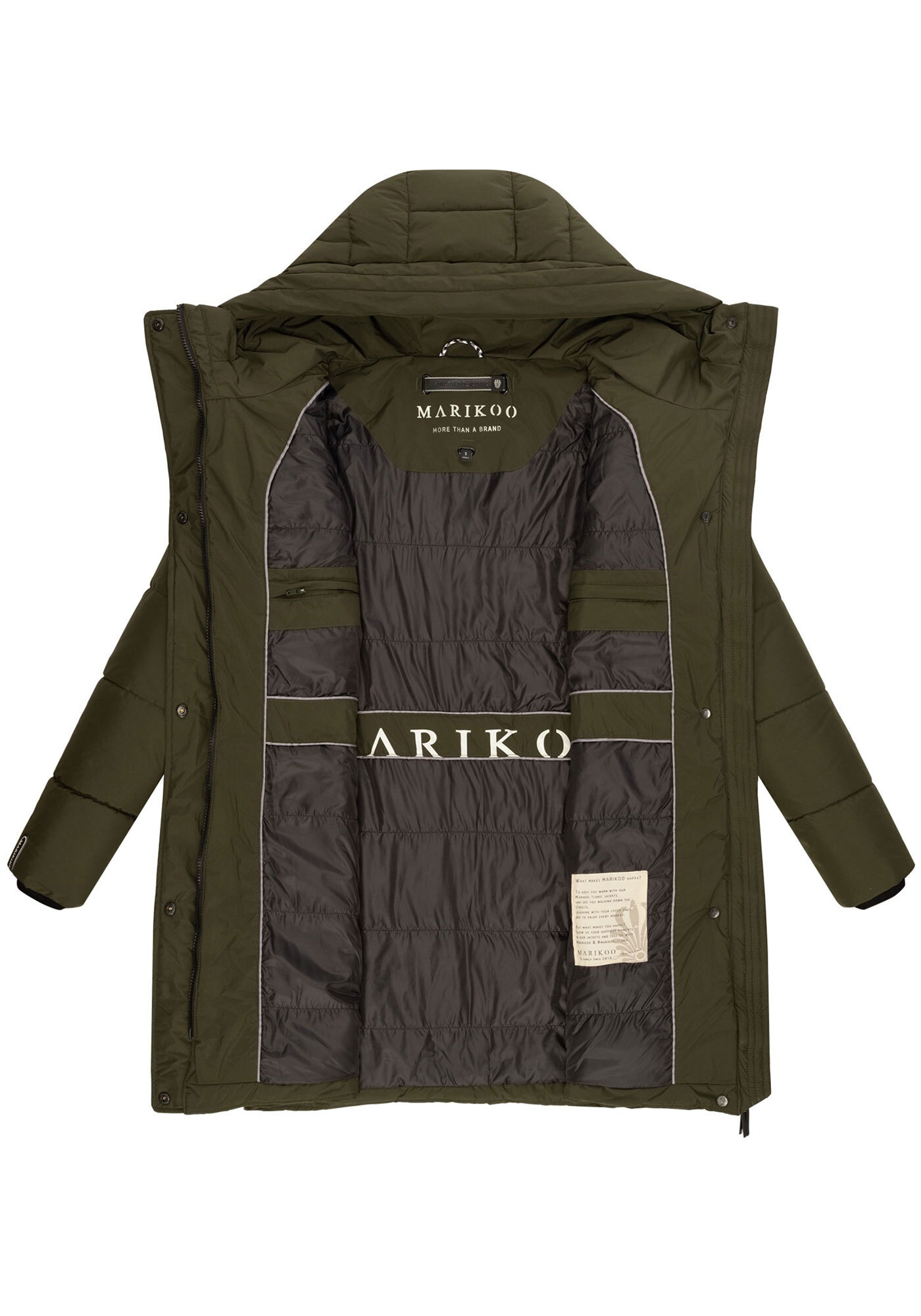 Marikoo Winterjacke »Marikoo Karumikoo XVI Damen Winterjacke B987«