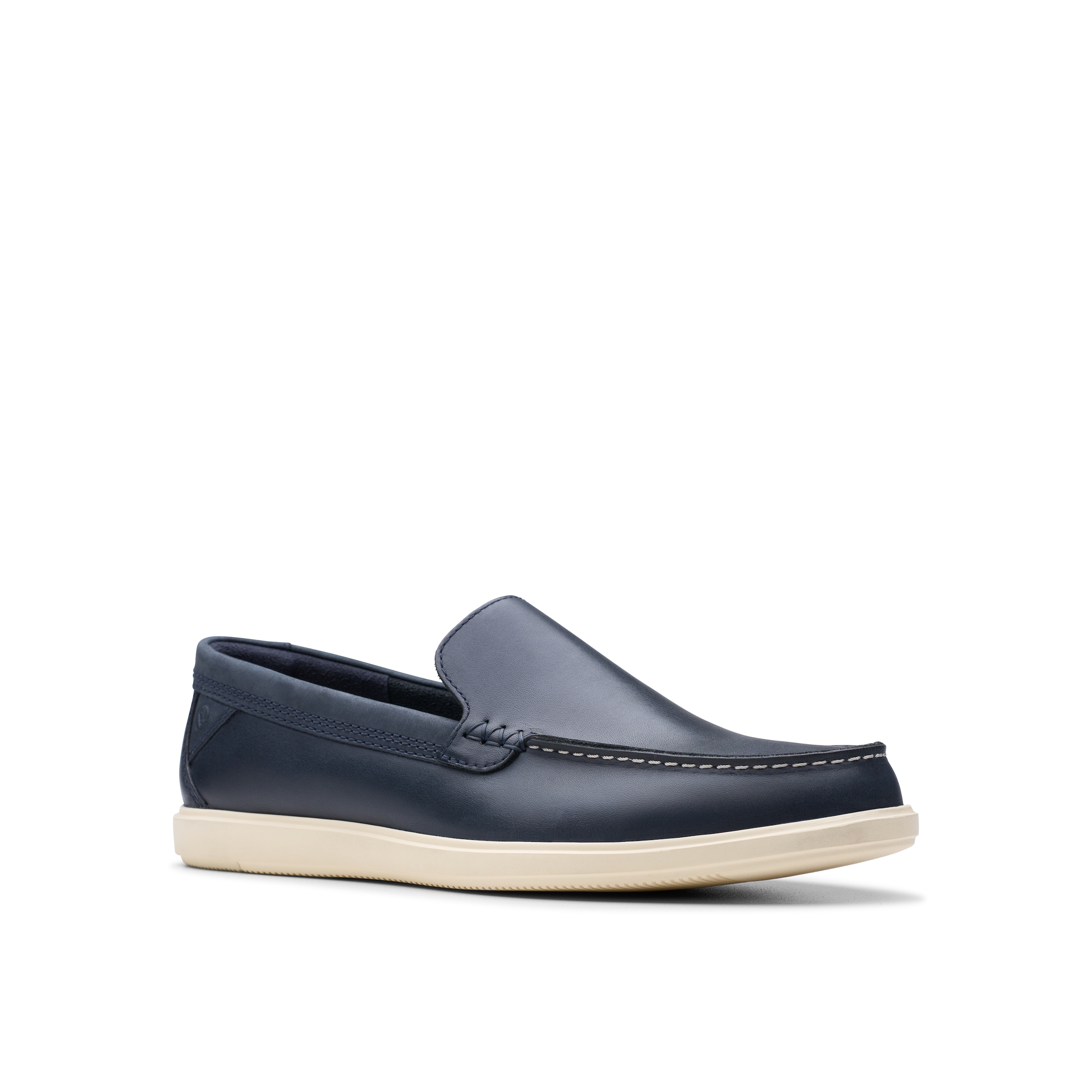 Clarks Bootsschuh »Bratton Loafer«, Bootsschuh, Mokassin, Slip-On Sneaker mit Ziernaht