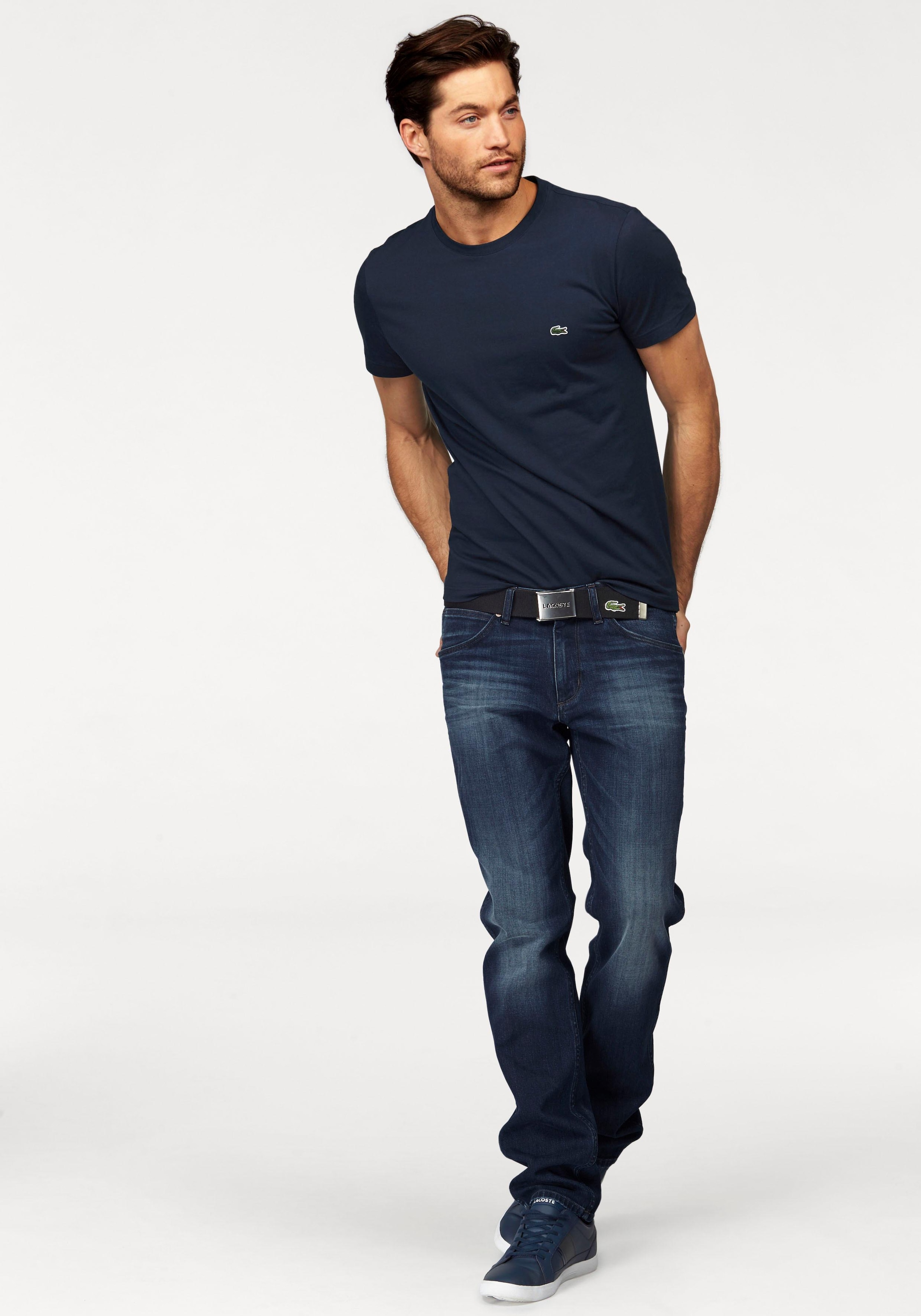 Lacoste T-Shirt, (1 tlg.), bei Farbdesign modernem kaufen online OTTO in