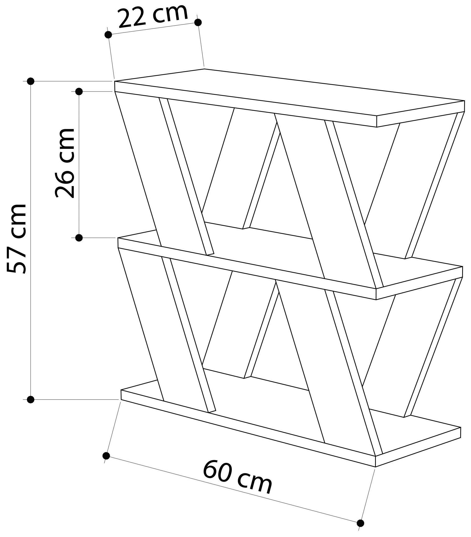 Decortie Beistelltisch »LAZENA BEISTELLTISCH« Packung, 1 Stk. tlg. Leichte Montage, Lagerung, Platzsparend