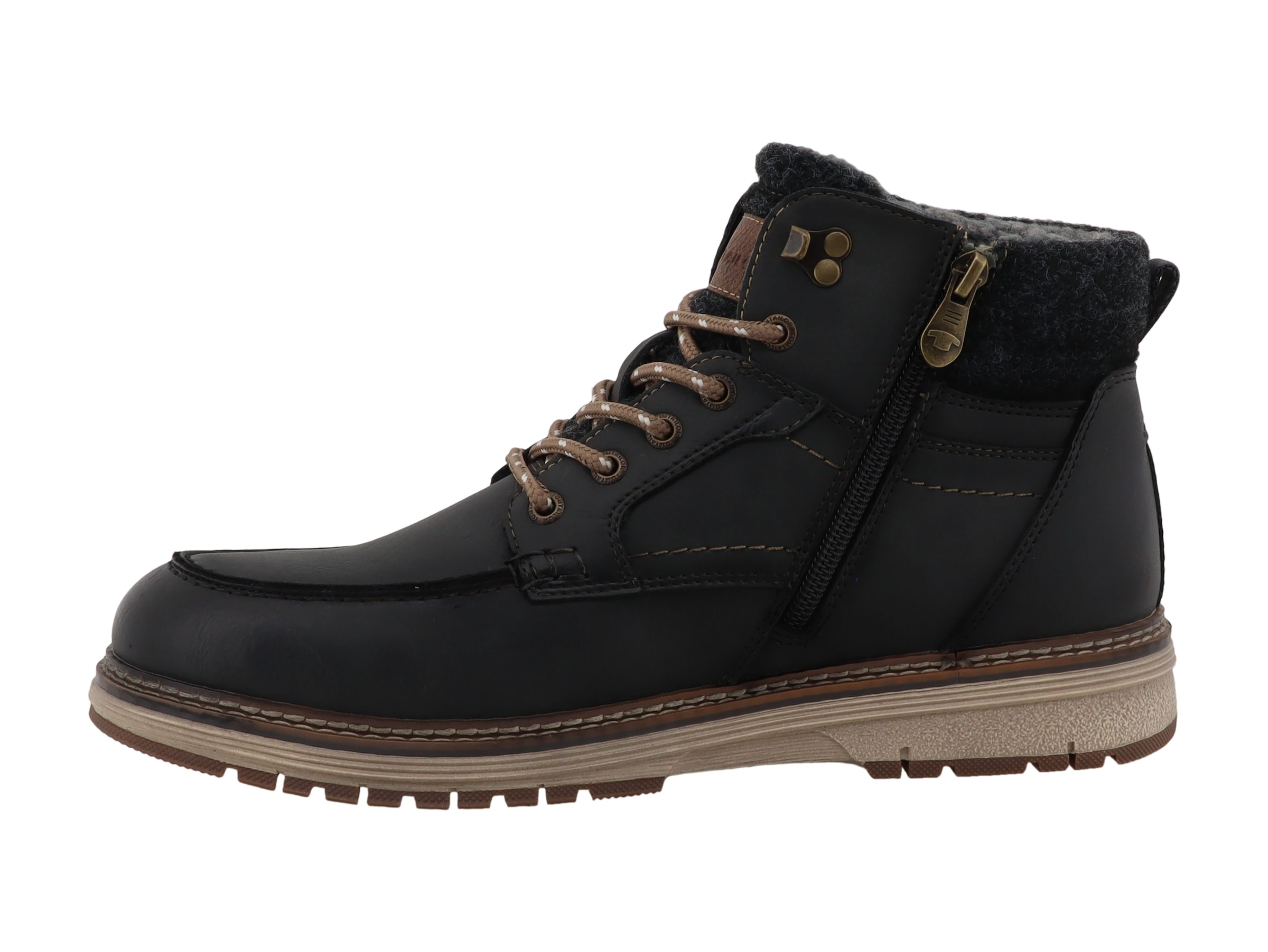 TOM TAILOR Winterboots  Schnürboots im Bergsteigerlook, mit Ziernähten