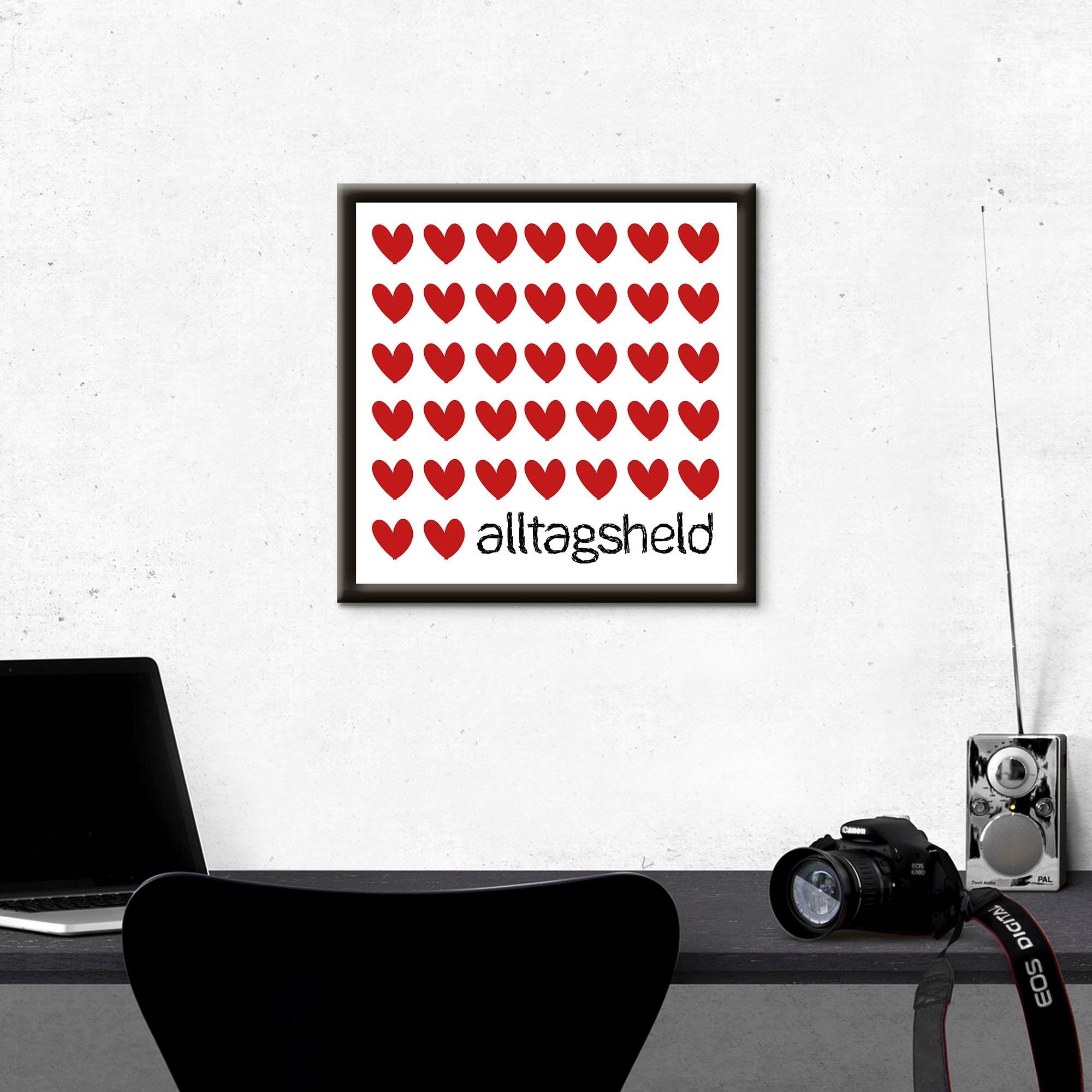 Artland Wandbild »Alltagsheld«, Sprüche & Texte, (1 St.)