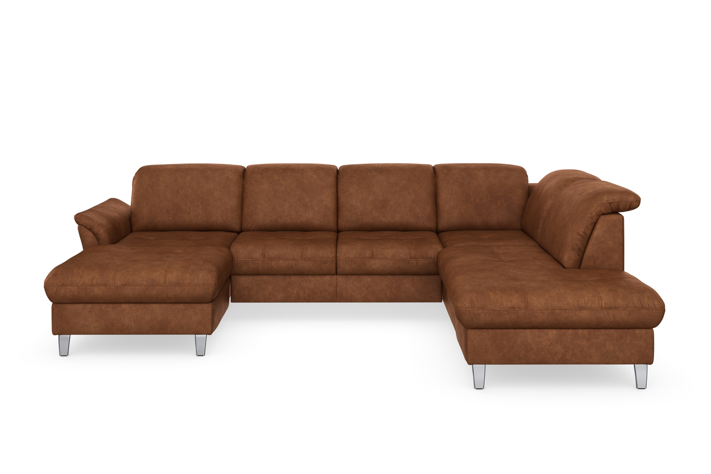 sit&more Wohnlandschaft »Maggiore U-Form«, wahlweise mit Kopfteilverstellung, Bettfunktion und Stauraum