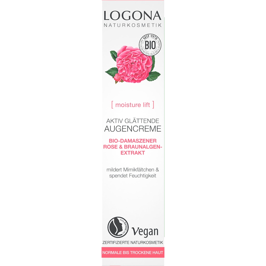 LOGONA Augencreme »Logona moisture lift«