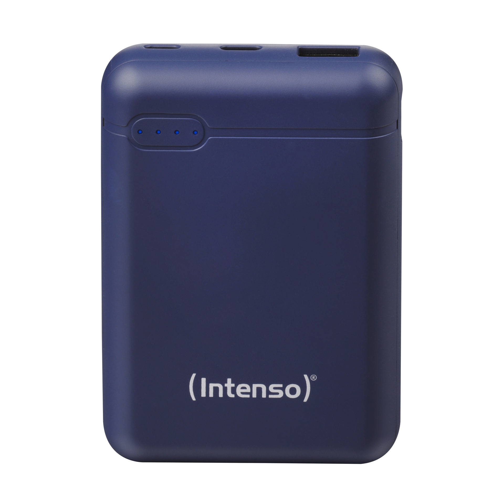 Intenso Powerbank »XS10000 10.000 mAh«, Intenso Power Bank XS10000 dark blue, mobiler Zusatzakku, mit USB-C zu USB-C Ladekabel