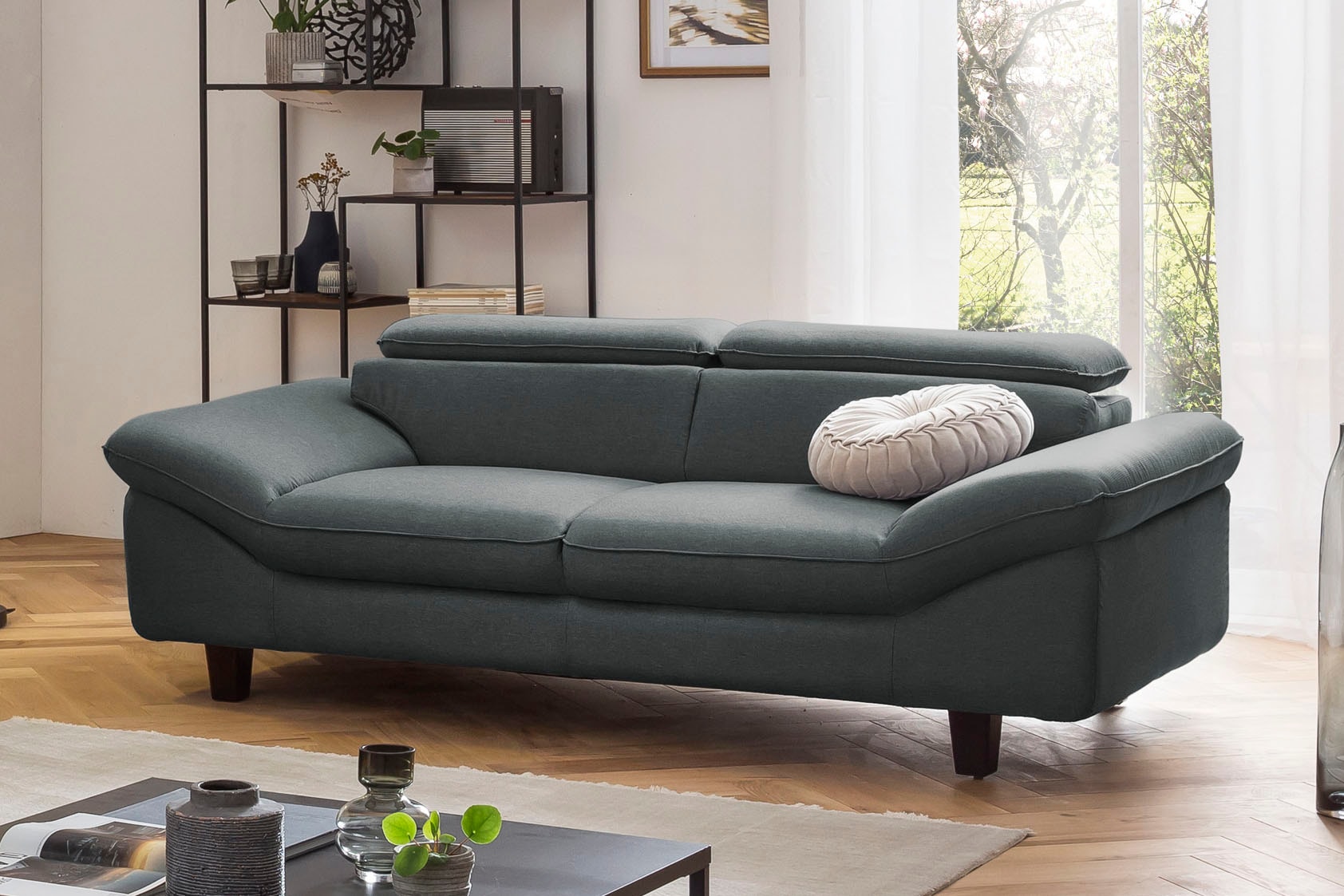 Home affaire 3-Sitzer »Pilot«, Big-Sofa mit Kopfteilverstellung
