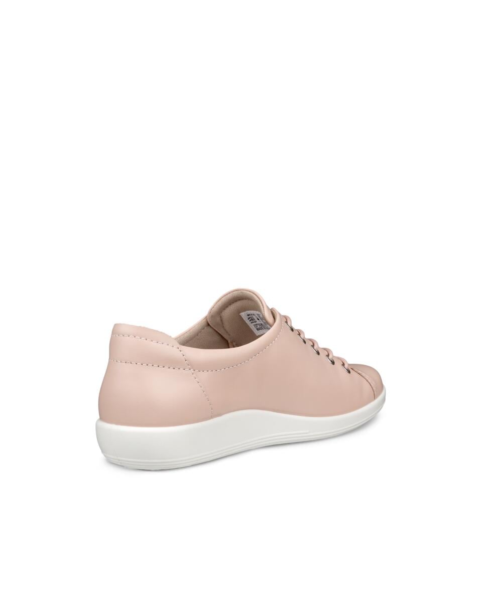 Ecco Schnürschuh »Ecco Soft 2.0«, Freizeitschuh, Halbschuh, Schnürschuh mit dezenter Logo Prägung