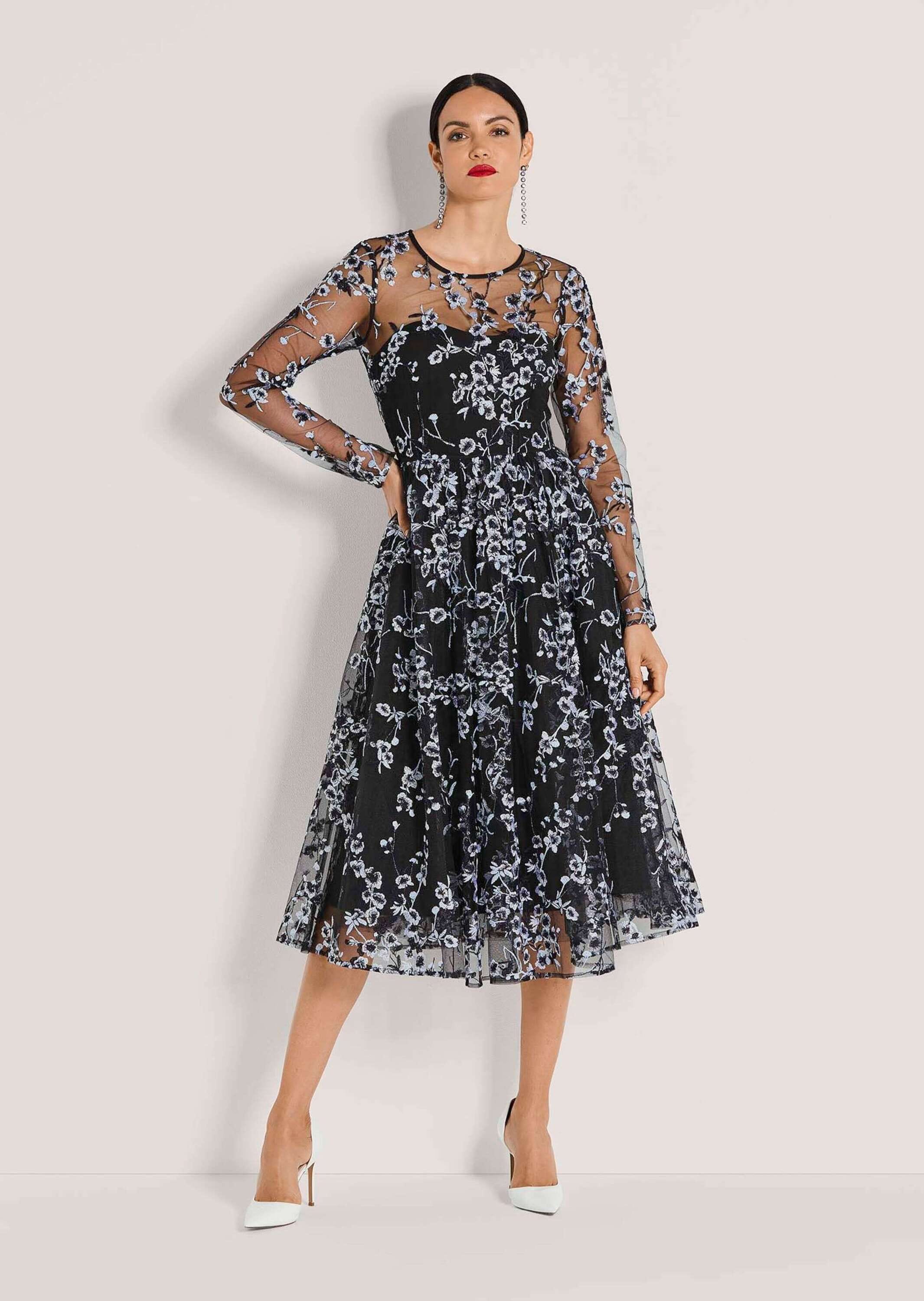 MADELEINE Cocktailkleid »Festkleid Etuikleid mit Blumenmuster«