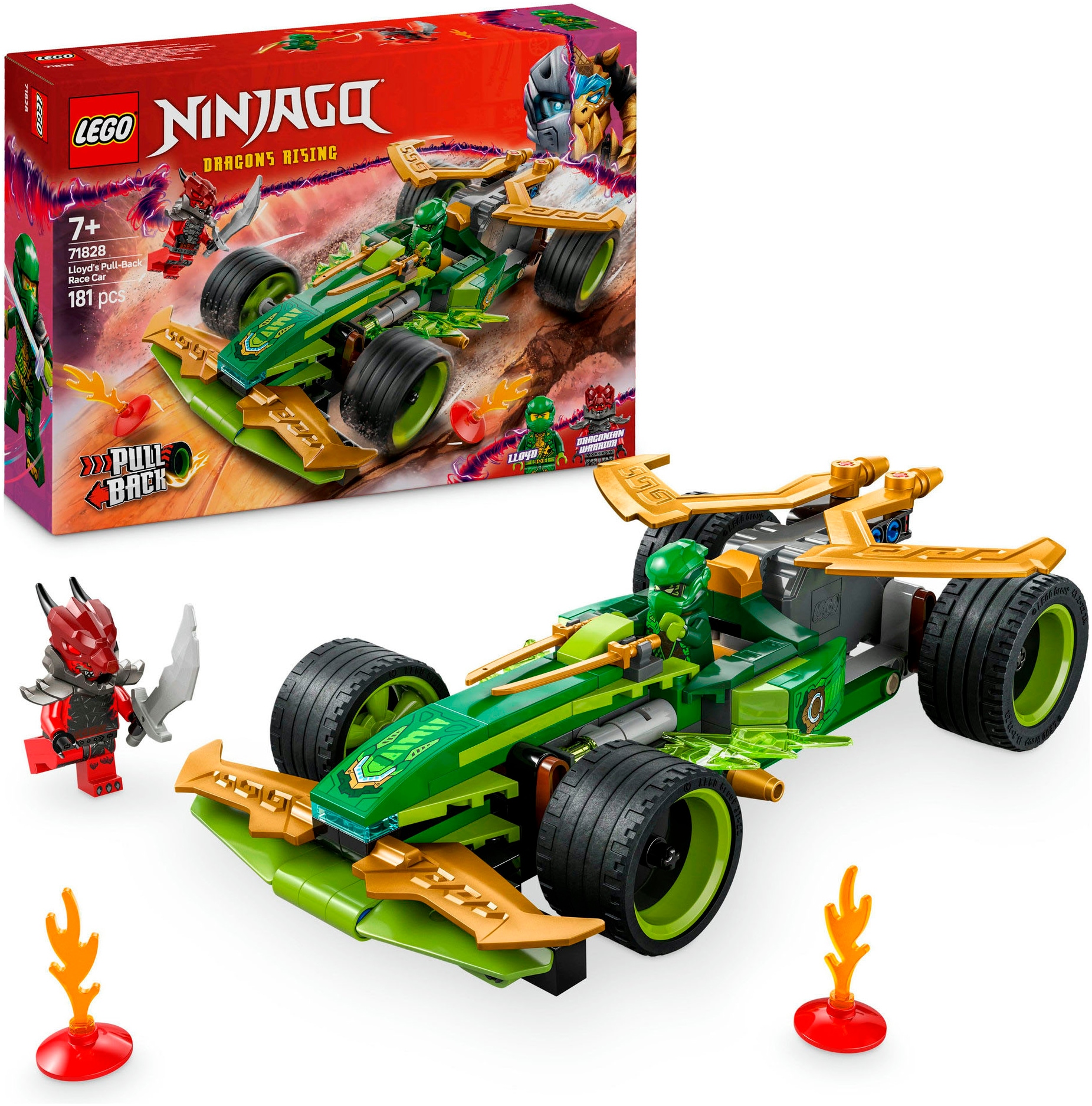 LEGO® Konstruktionsspielsteine »Lloyds Actionflitzer (71828), LEGO Ninjago«, (181 St.), Made...