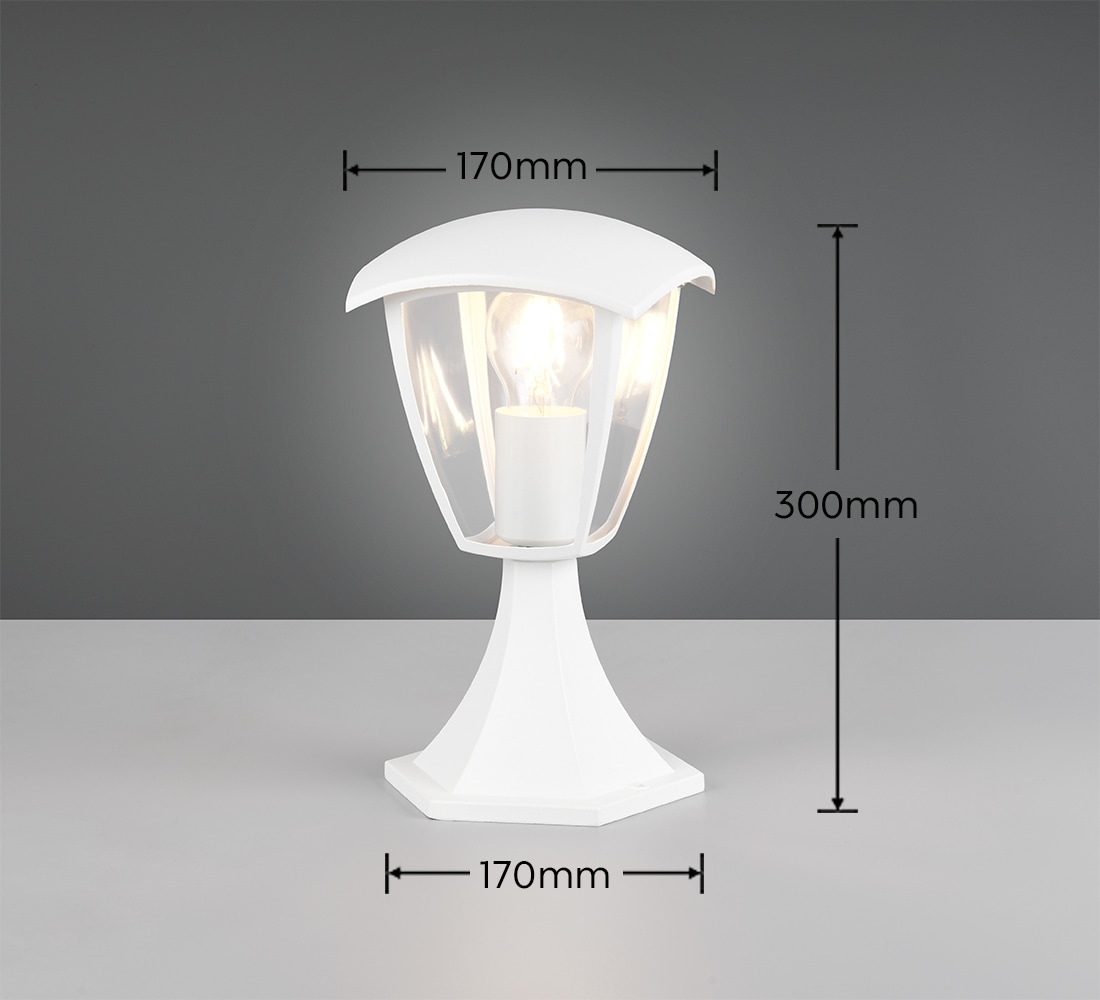 TRIO Leuchten Außen-Stehlampe »VENTA, dekorative Outdoor Wegeleuchte Höhe 30cm, exkl 1x E27 max 10W« E27 1 Stk. warmweiß - kaltweiß kleine Stehleuchte für Garten oder Terrasse, Leuchtmittel wechselbar