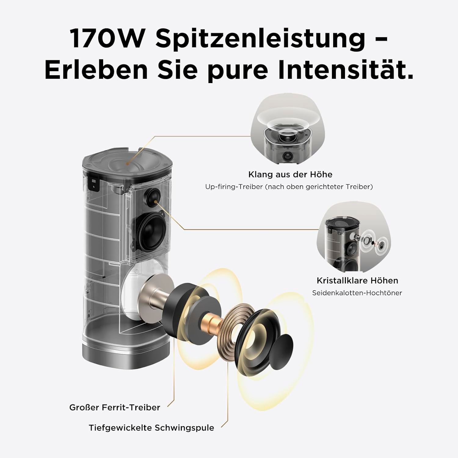 TCL Lautsprecher »Z100-SW« 1.1.1 (WLAN Bassregelung 130 W)