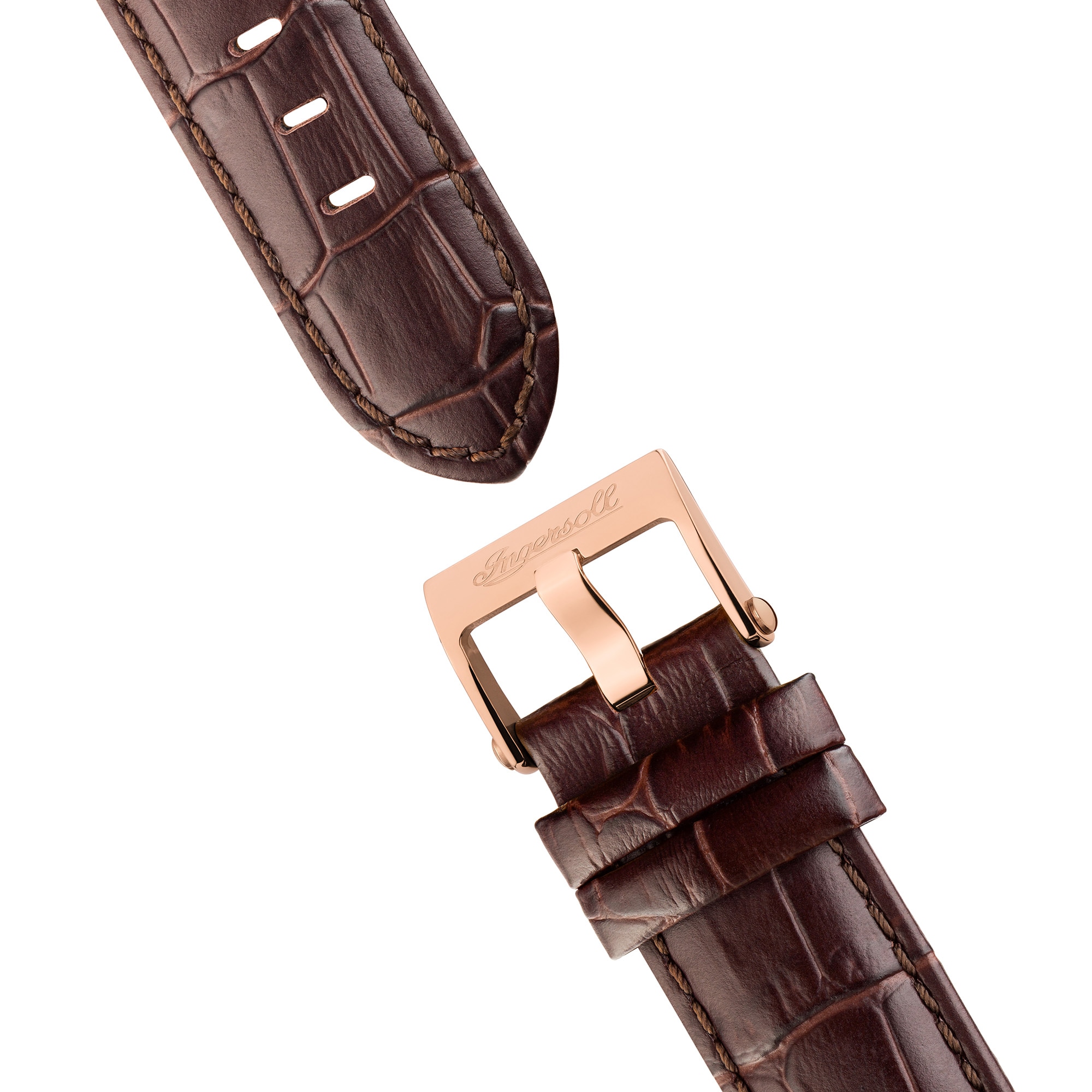 Ingersoll Automatikuhr »The Herald« Armbanduhr, Herrenuhr, Mechanische Uhr, Lederarmband, analog