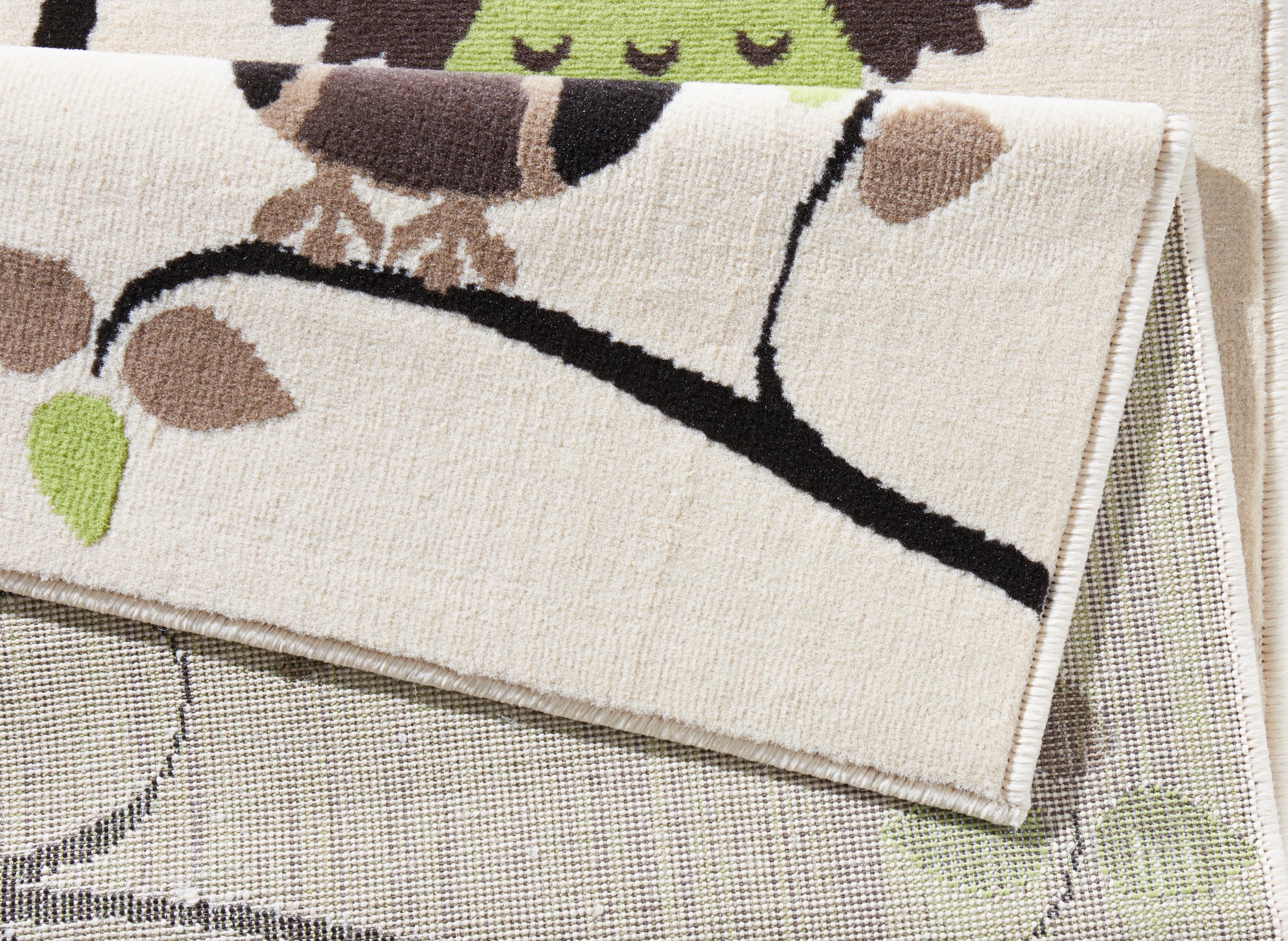 HANSE Home Kinderteppich »Eulen«, rechteckig, 9 mm Höhe, Modernes Eulen Design, Kurzflor, Tiermotiv, Strapazierfähig