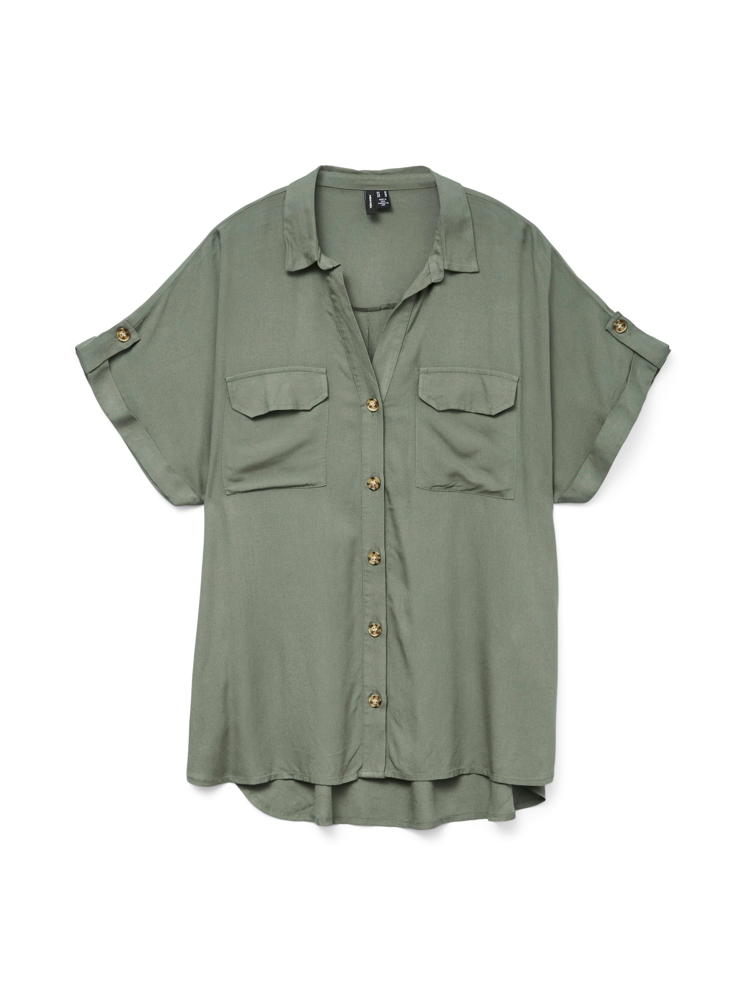 Vero Moda Hemdbluse »VMBUMPY S/S SHIRT WVN GA NOOS«