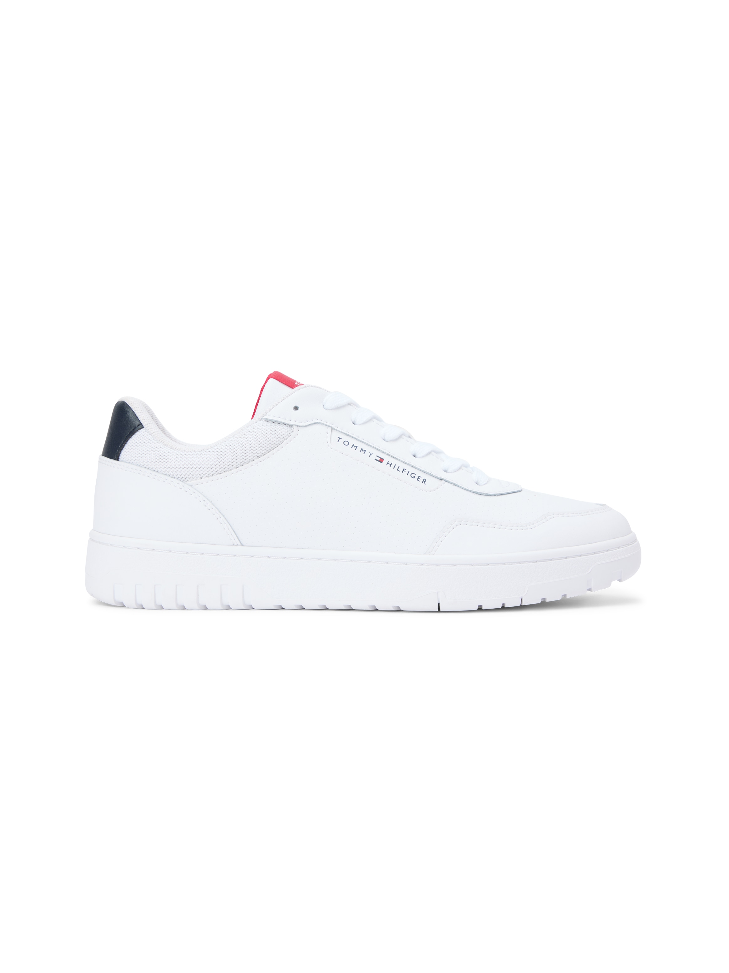 Tommy Hilfiger Sneaker »BASKET CORE LITE LTH«  Freizeitschuh, Halbschuh, Schnürschuh mit Logo an der Schuhzuge